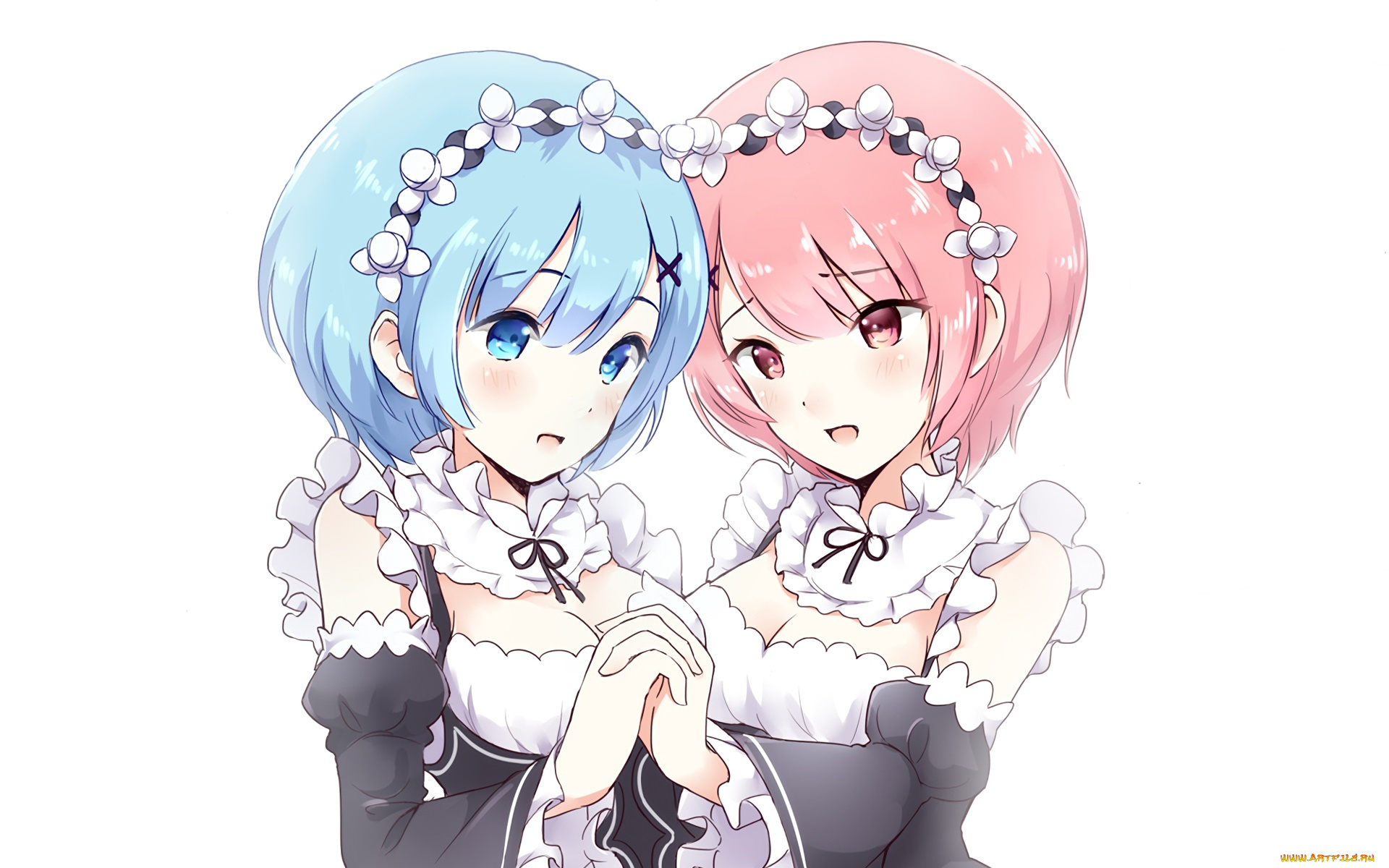 аниме, re, , zero, kara, hajimeru, isekai, seikatsu, фон, взгляд, девушки