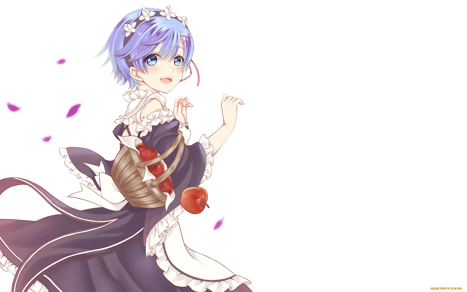 аниме, re, , zero, kara, hajimeru, isekai, seikatsu, фон, взгляд, девушка