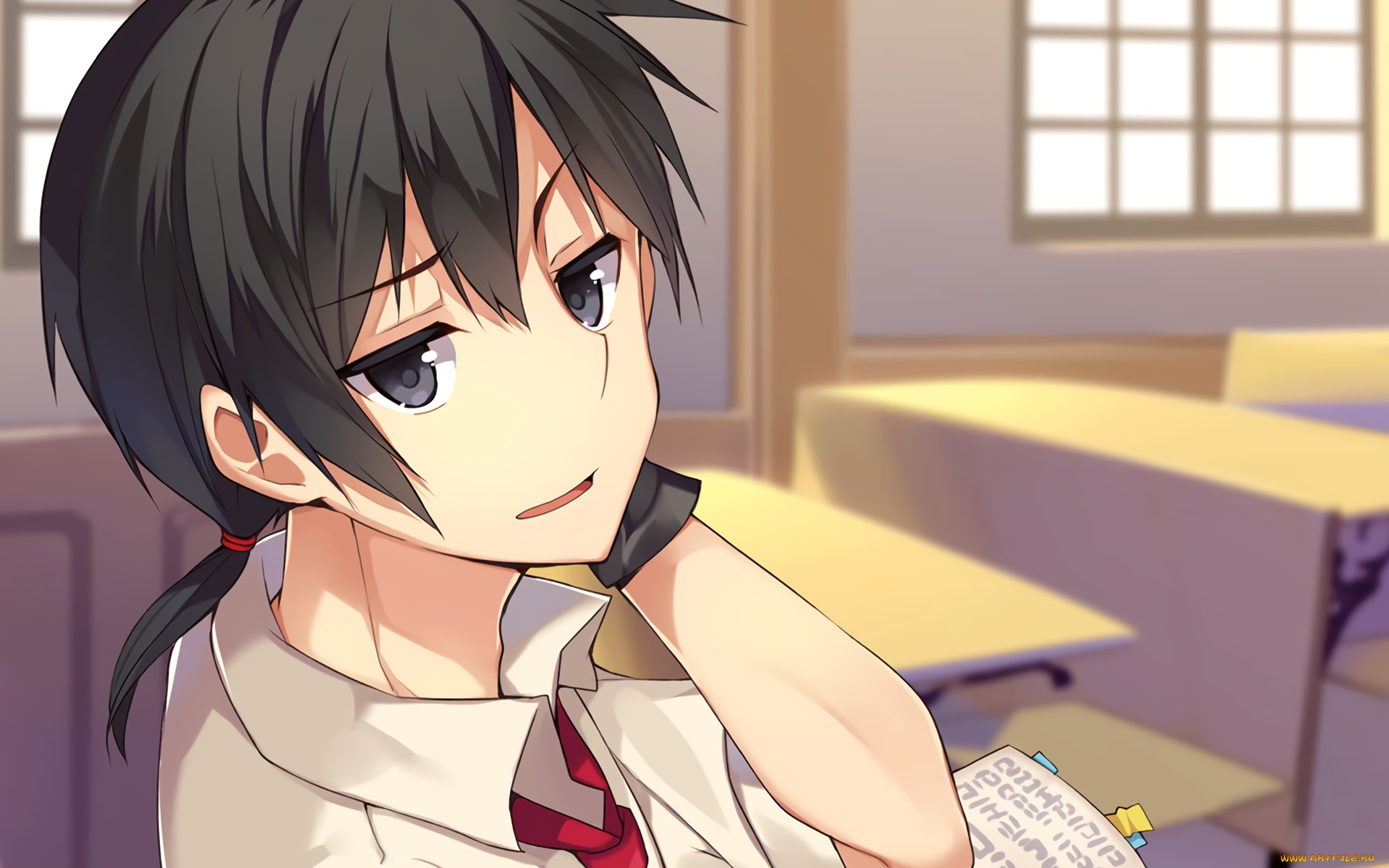 аниме, rokudenashi, majutsu, koushi, to, akashic, records, фон, девушка, взгляд