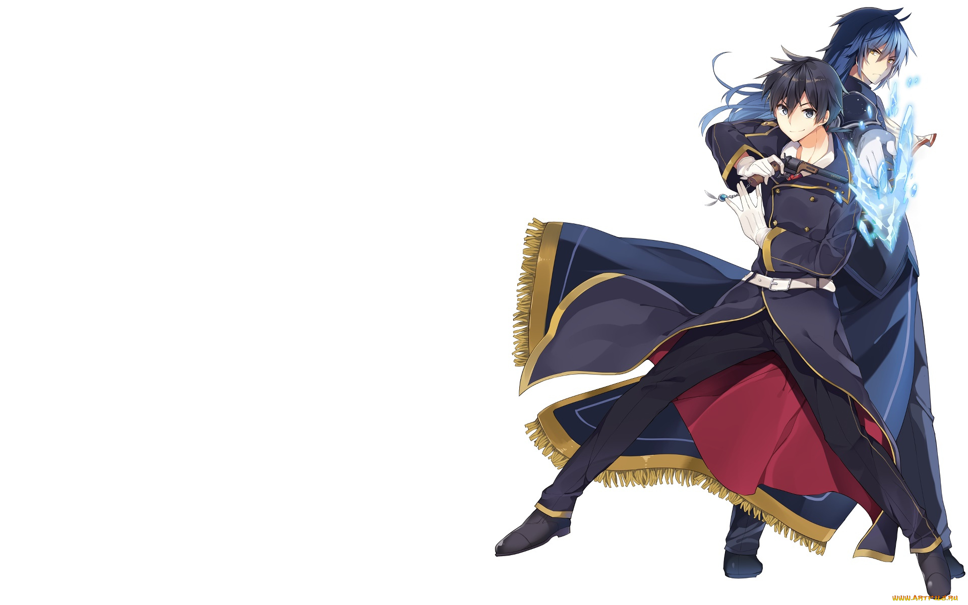 аниме, rokudenashi, majutsu, koushi, to, akashic, records, фон, взгляд, парни