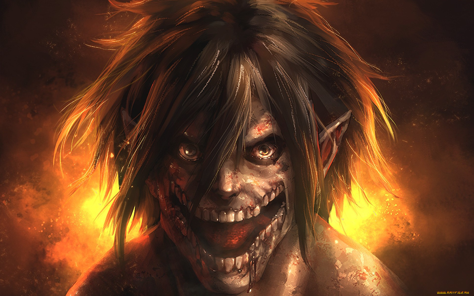 аниме, shingeki, no, kyojin, colossus, asian, manga, attack, on, titan, blood, asiatic, japanese, shingeki, no, kyojin, shounen, monster, eren, yeager, anime, coloossal, giant