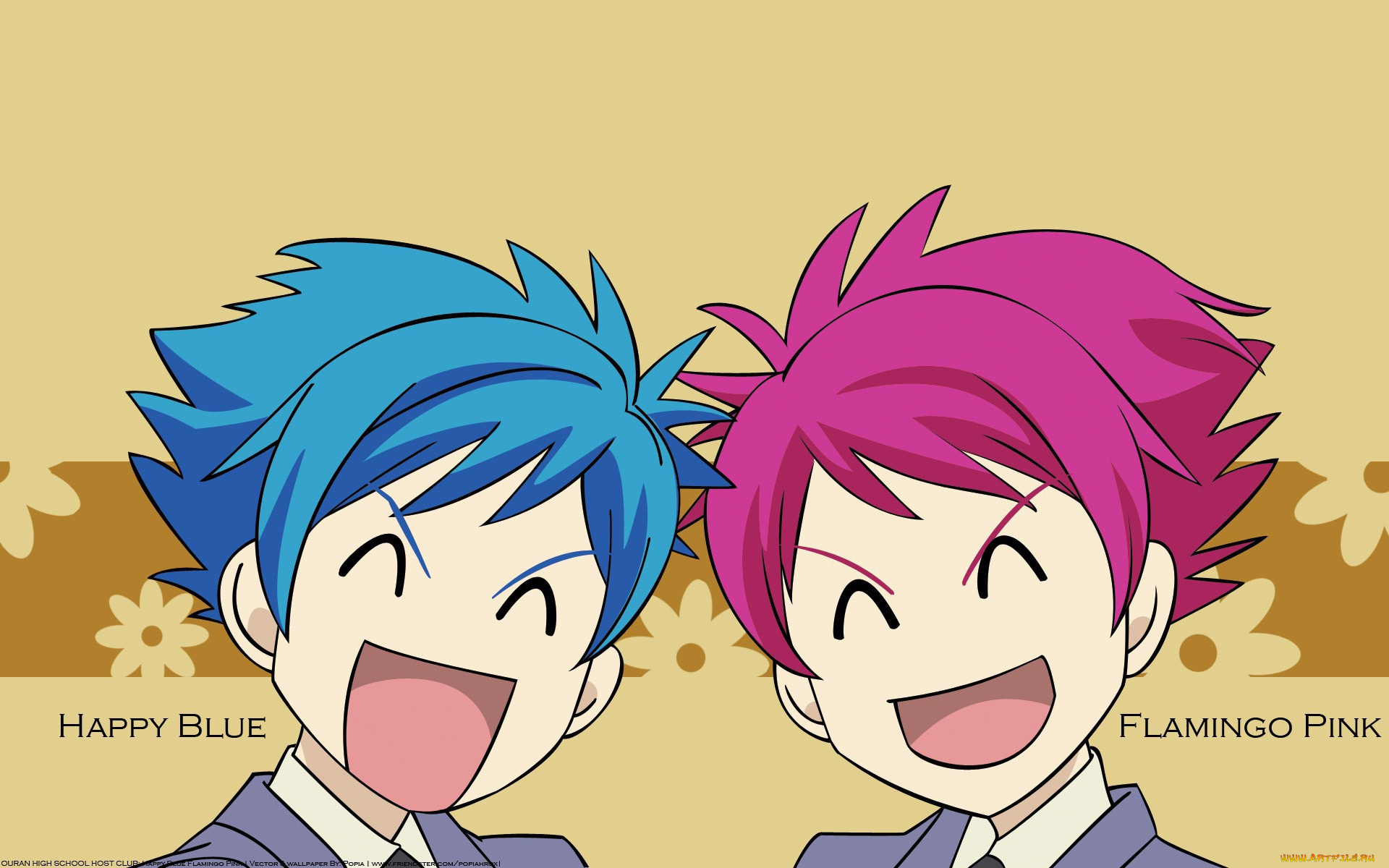 ouran, high, school, host, club, аниме, персонажи