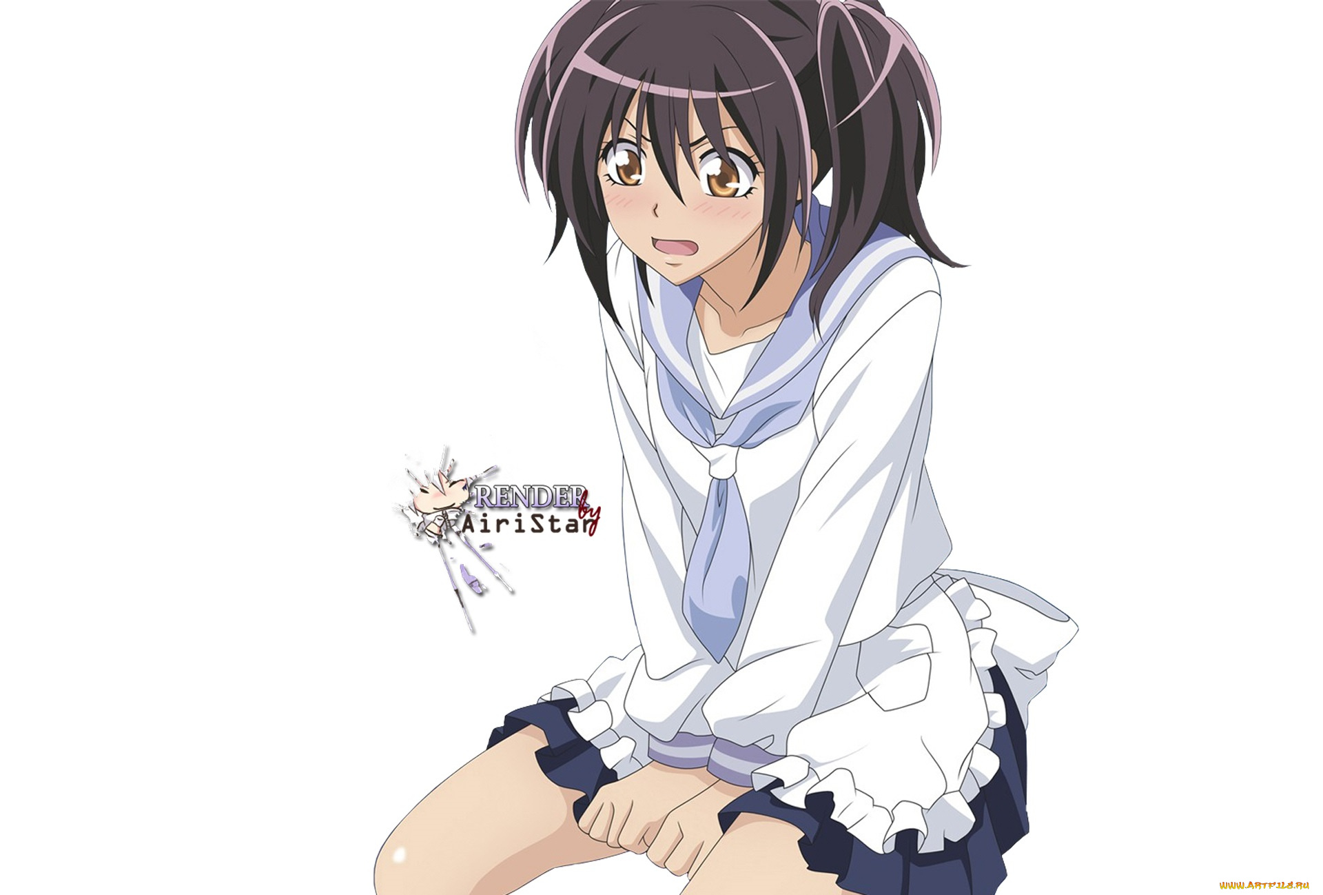 аниме, kaichou, wa, maid-sama, девушка