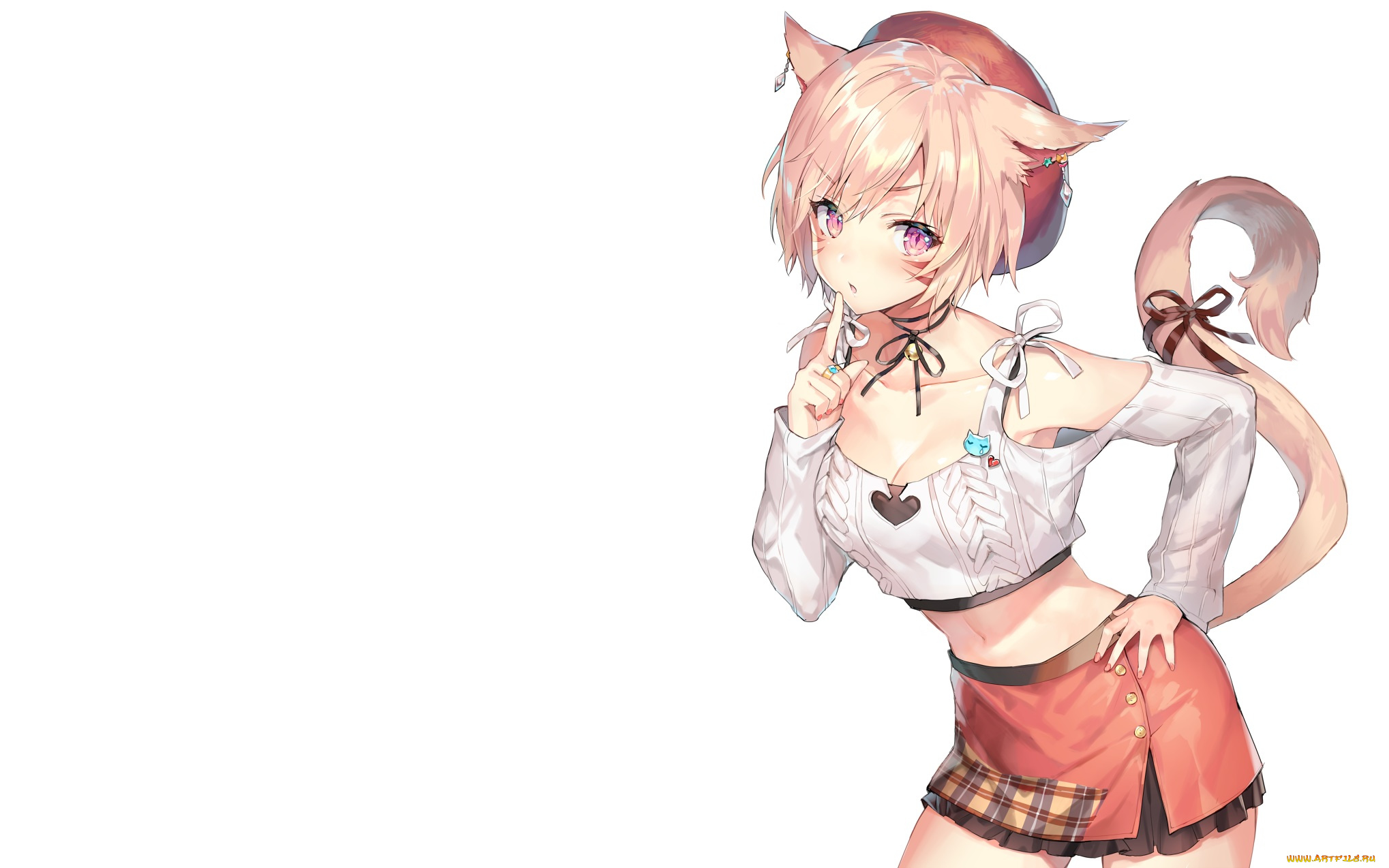 аниме, final, fantasy, miqo'te