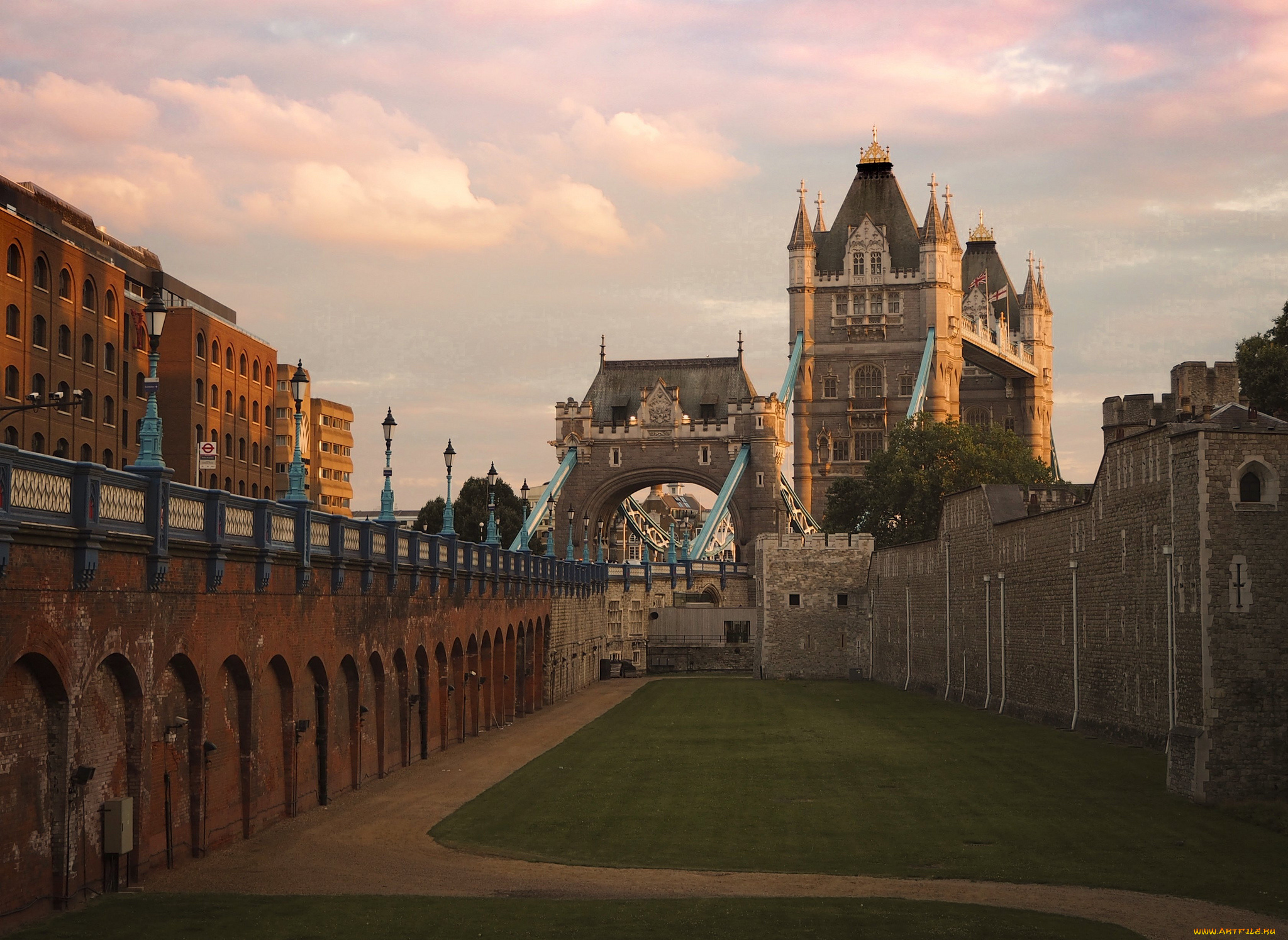 tower, bridge, города, лондон, , великобритания, мост