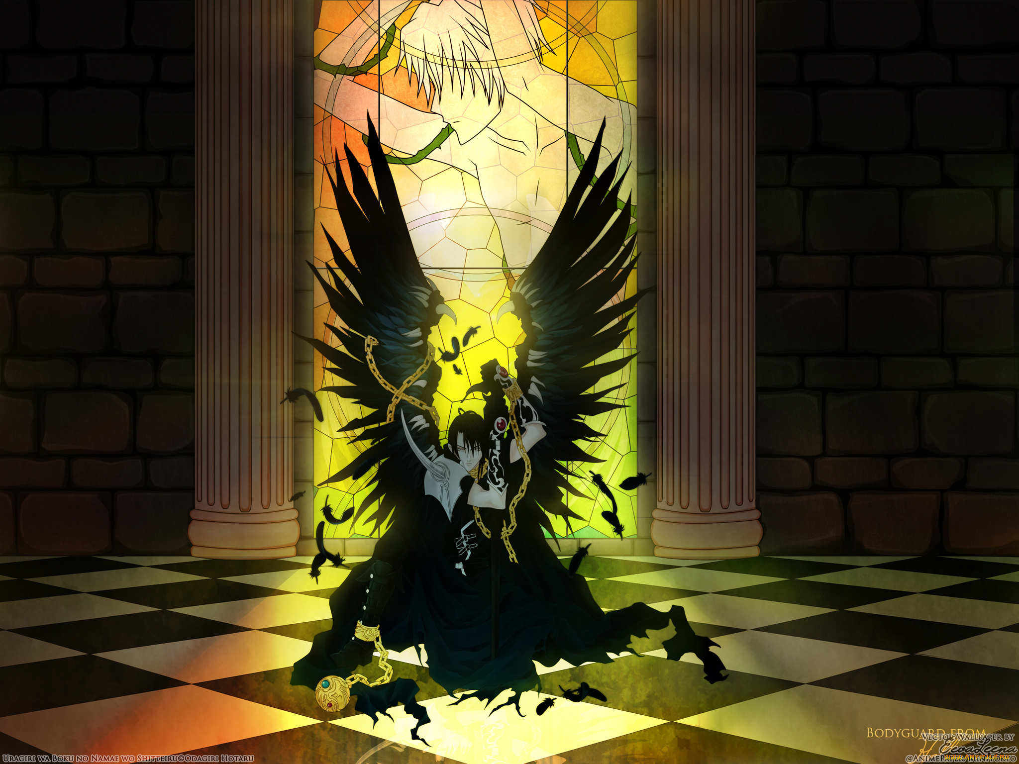 аниме, uragiri, wa, boku, no, namae, wo, shitteiru, ангел