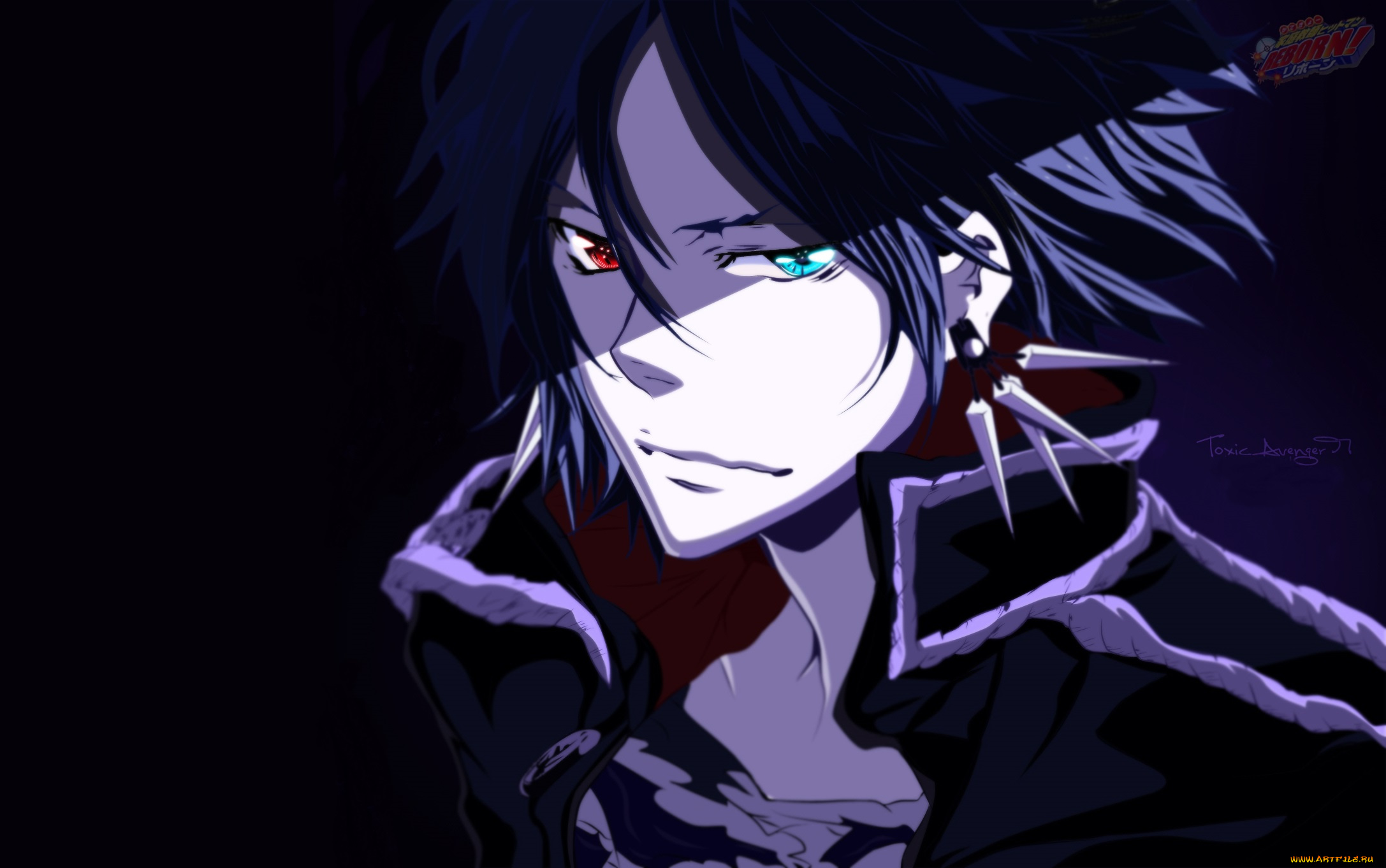 аниме, katekyo, hitman, reborn, рокудо, мукуро