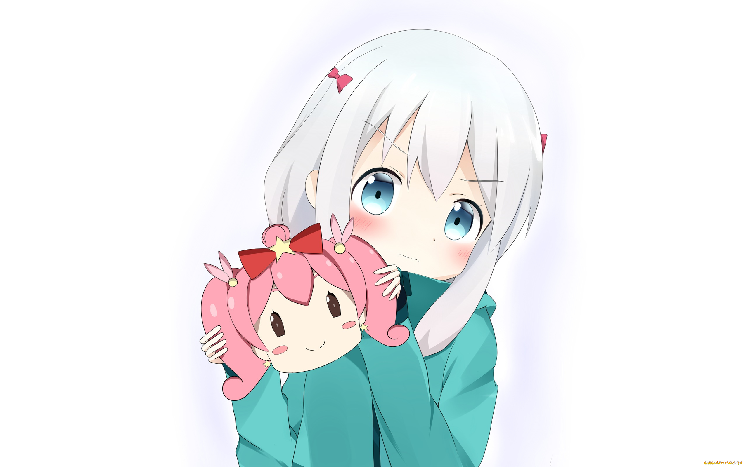 аниме, eromanga-sensei, фон, взгляд, девушка