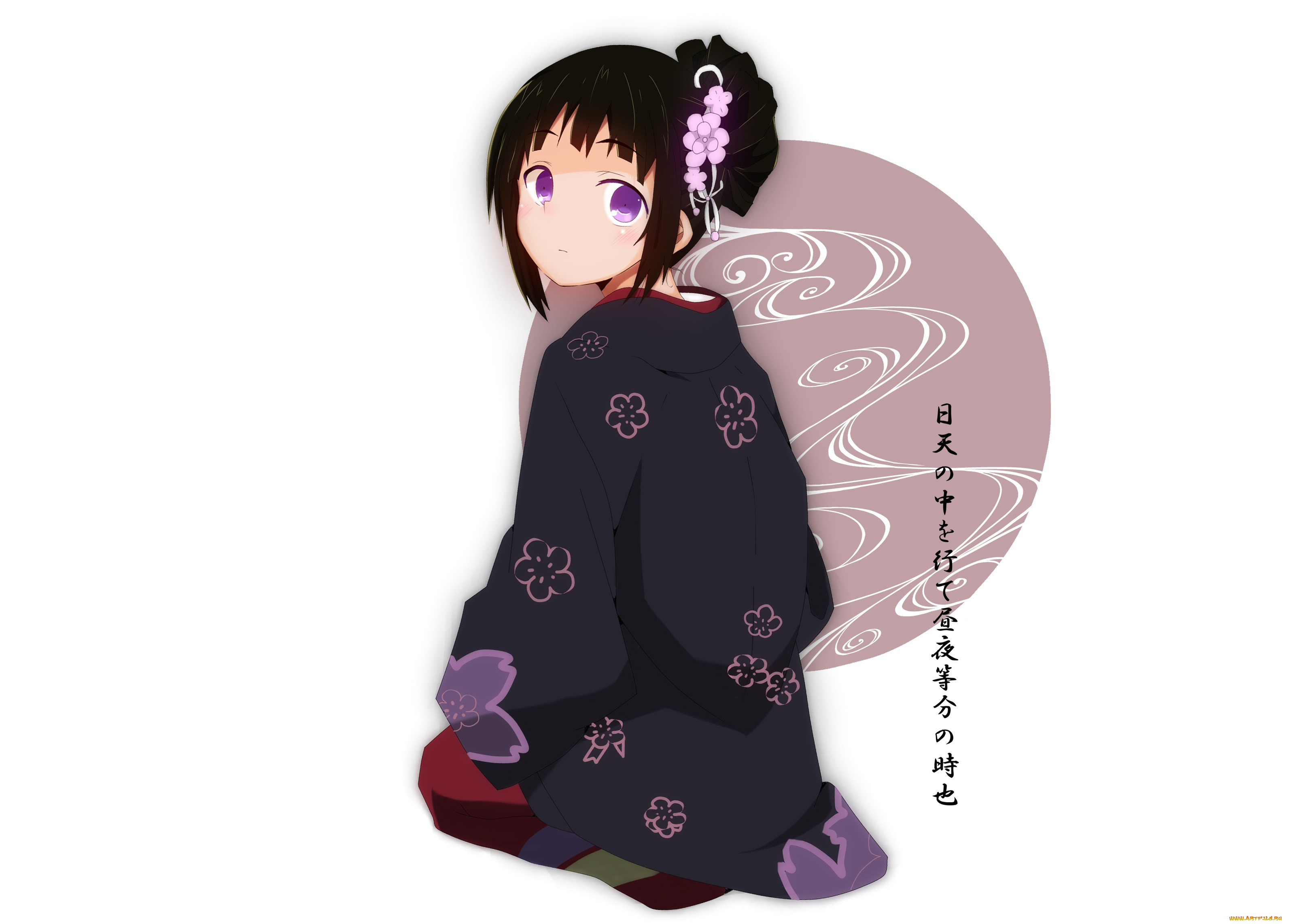 аниме, hyouka, девушка