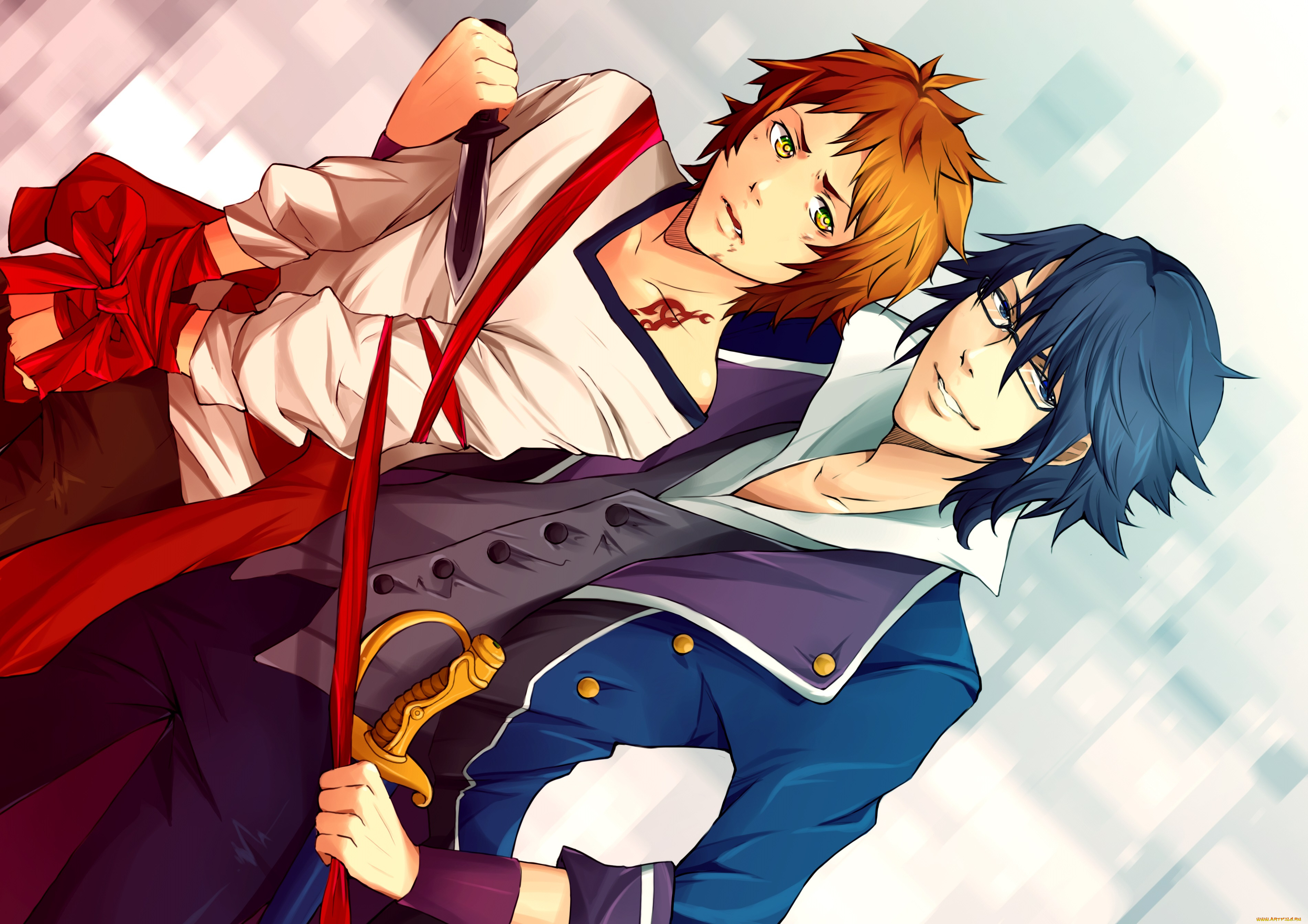 аниме, k, project, парни