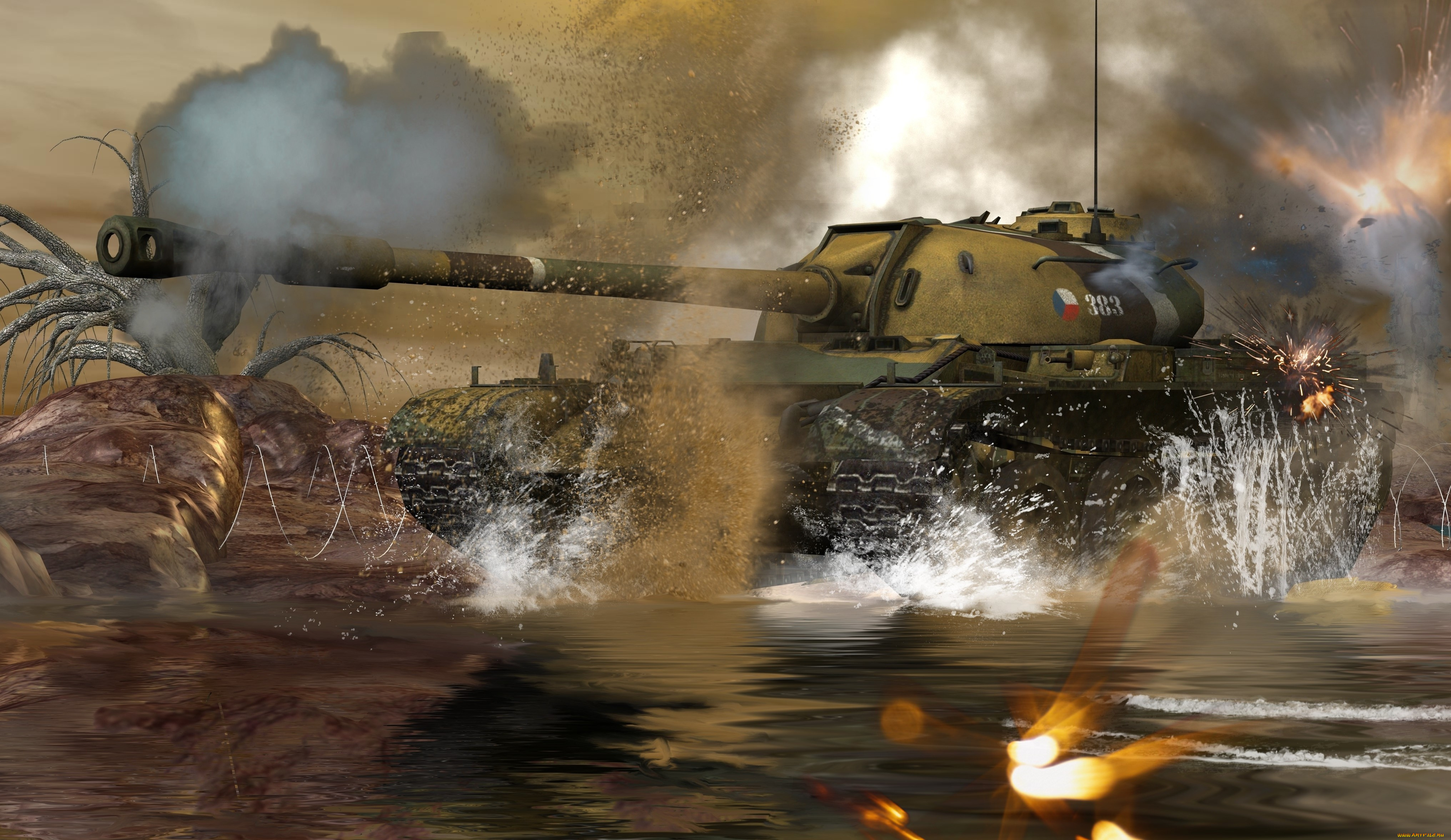 3д, графика, армия, , military, танк