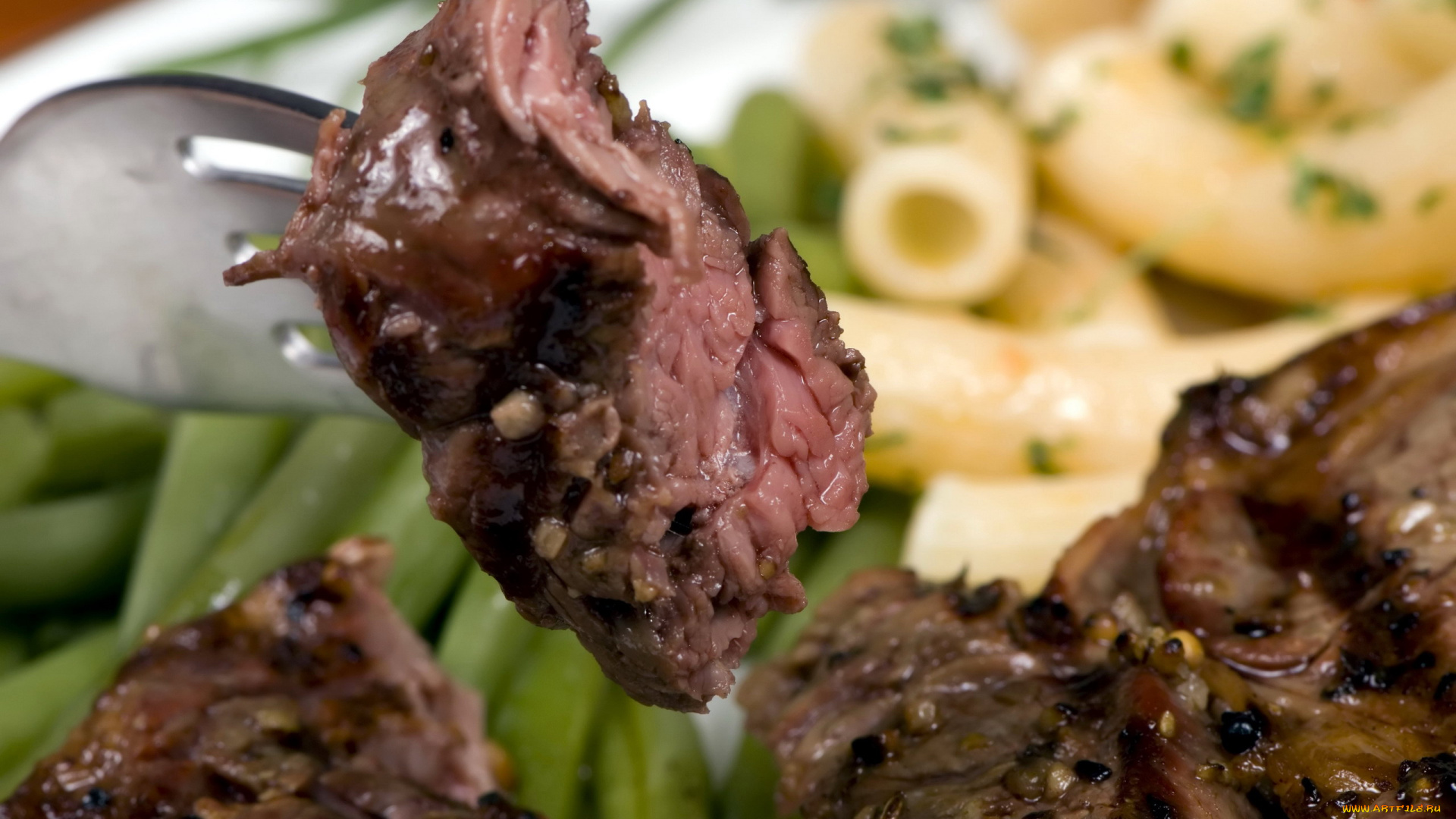 еда, мясные, блюда, ростбиф