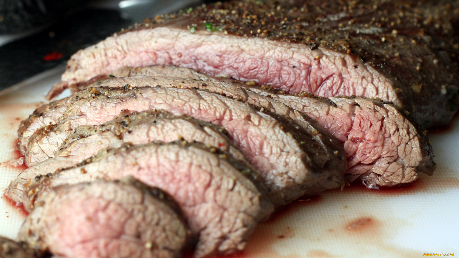 еда, мясные, блюда, ростбиф