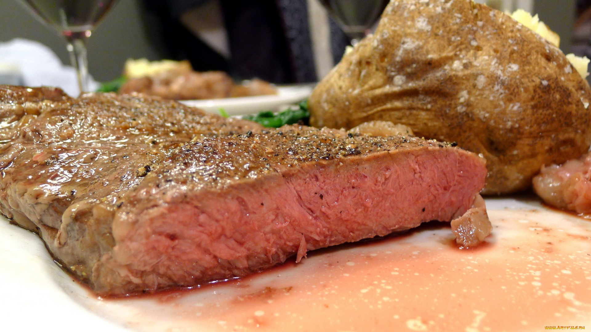 еда, мясные, блюда, ростбиф