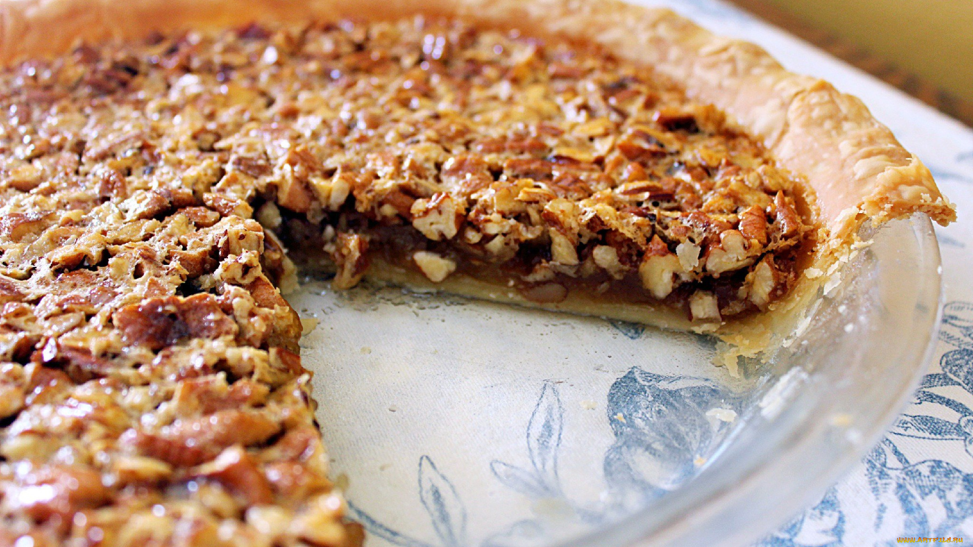 еда, пироги, ореховый, пирог