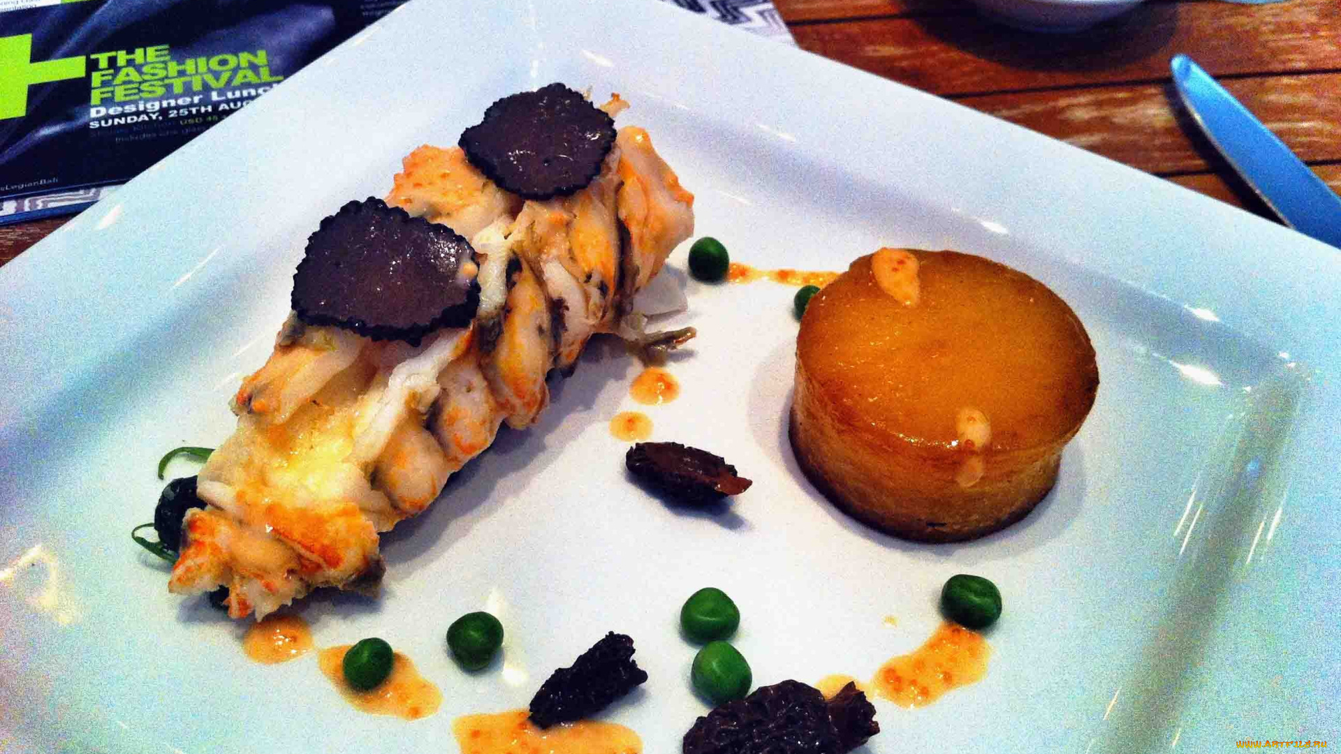 еда, рыбные, блюда, , с, морепродуктами, лобстер