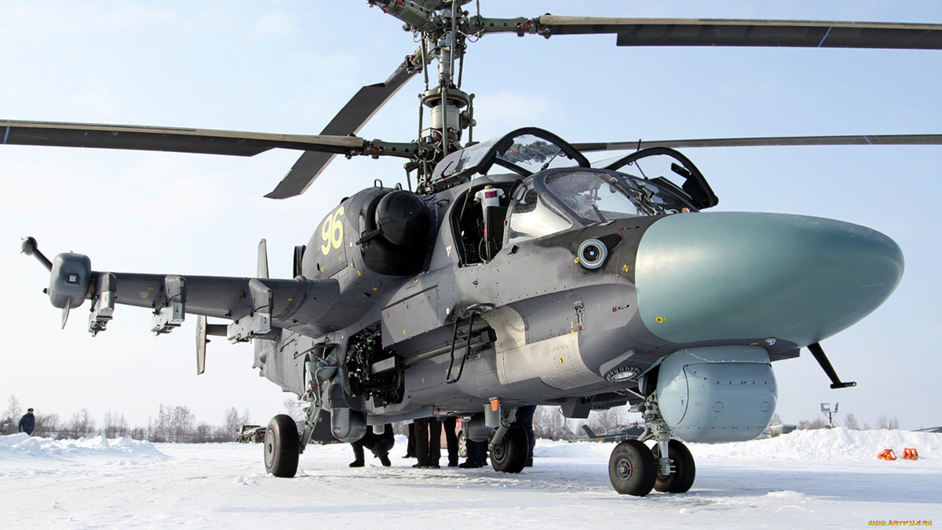 ка, 52, аллигатор, авиация, вертолёты, ка-52, аллигатор, российский, боевой, вертолет, ввс, россии, зима, hokum, b