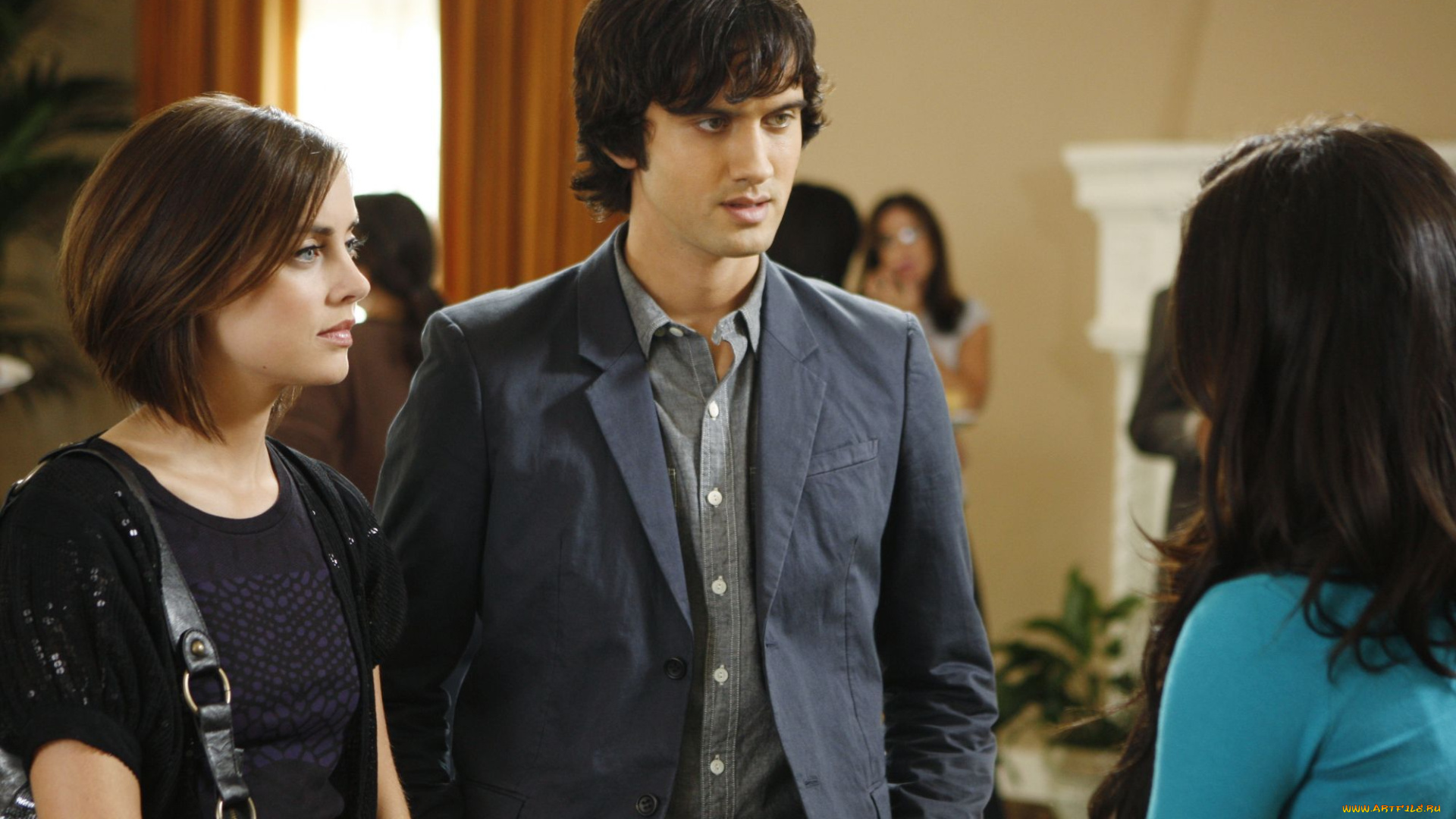 кино, фильмы, 90210, разговор, беседа, навид, ширази, адрианна, тэйт-дункан, эйрин, сильвер