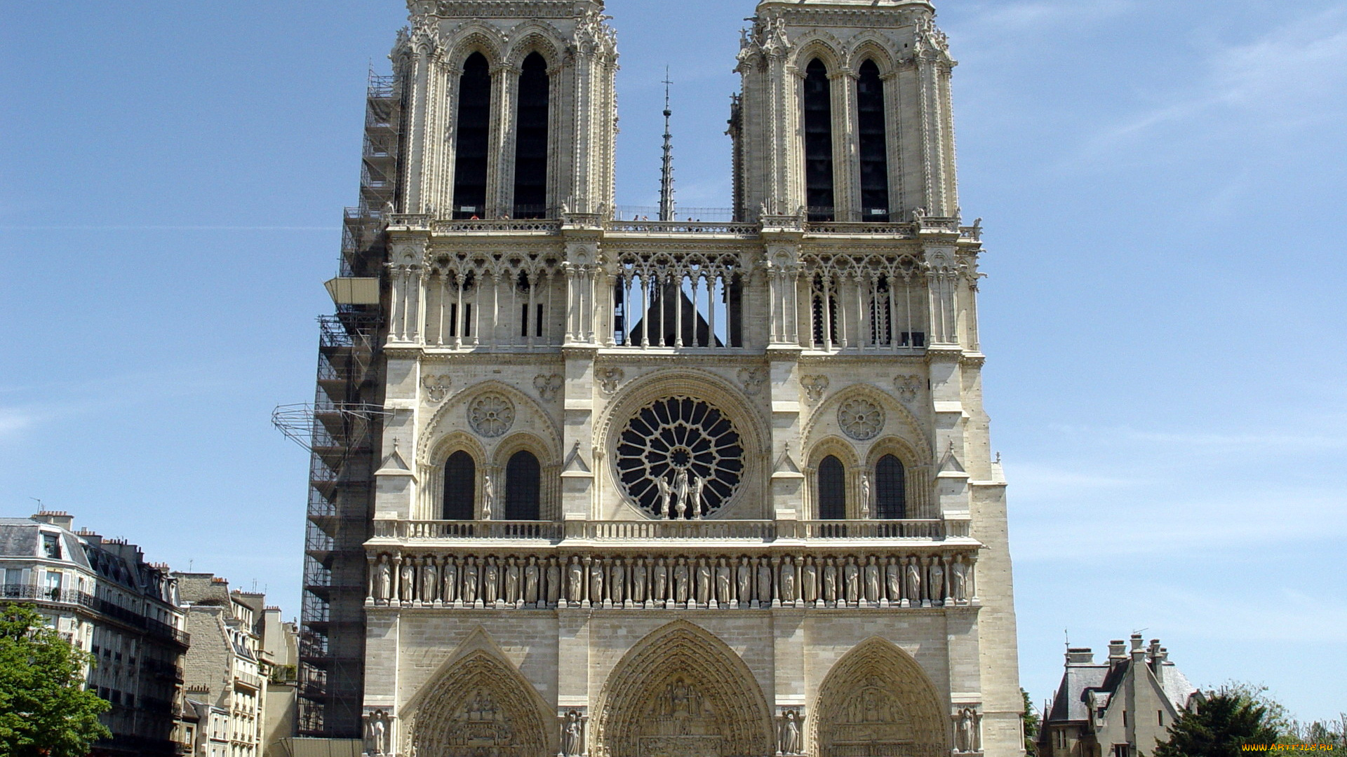 notre, dame, города, париж, , франция, notre, dame