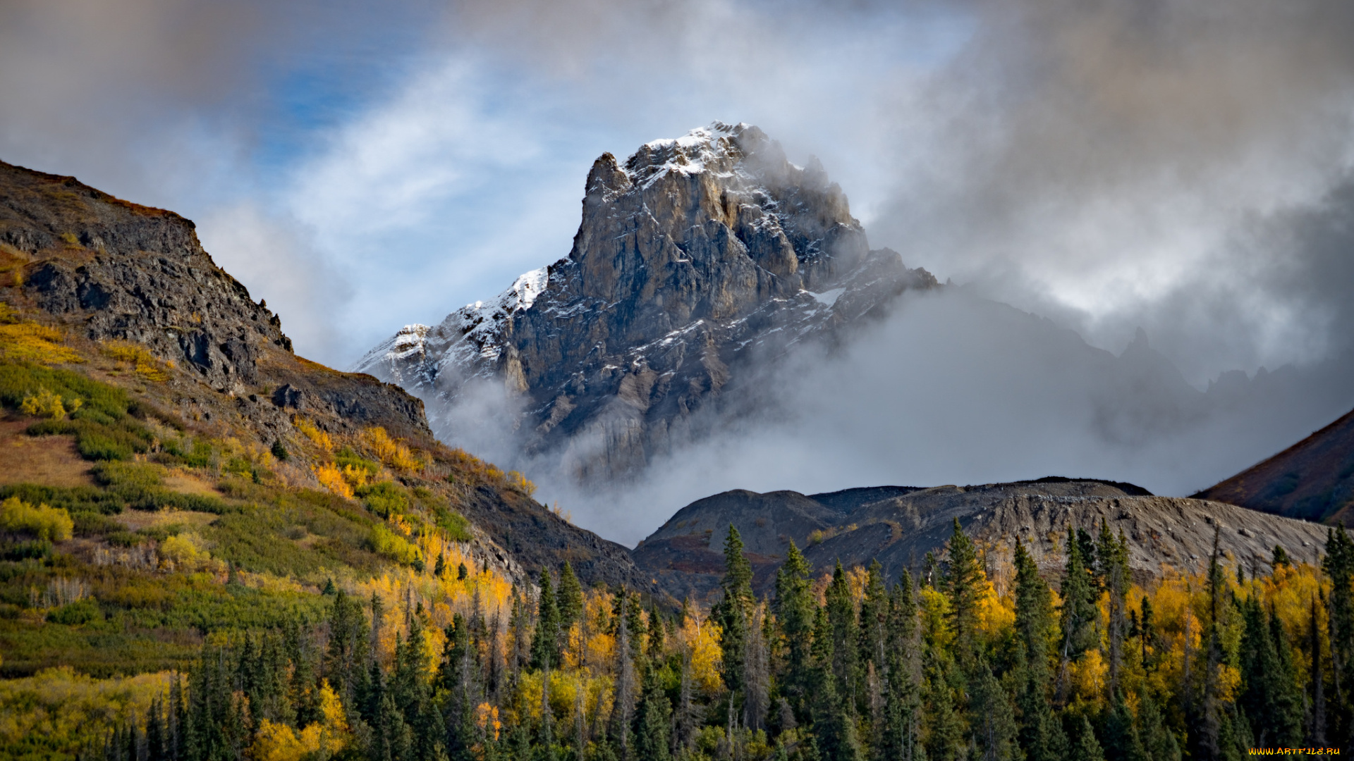 природа, горы, простор