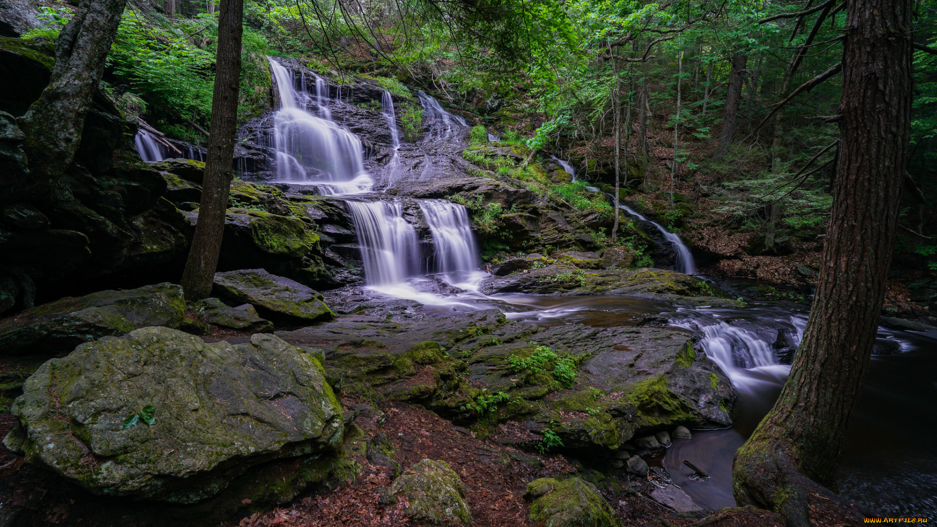 природа, водопады, простор