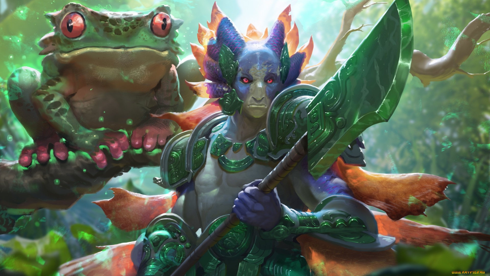 видео, игры, magic, , the, gathering, -, battle, for, zendikar, арт, фэнтези, фрагмент, alex, konstad, игра, river, heralds, boon, -, the, gathering, wizards, of, coast