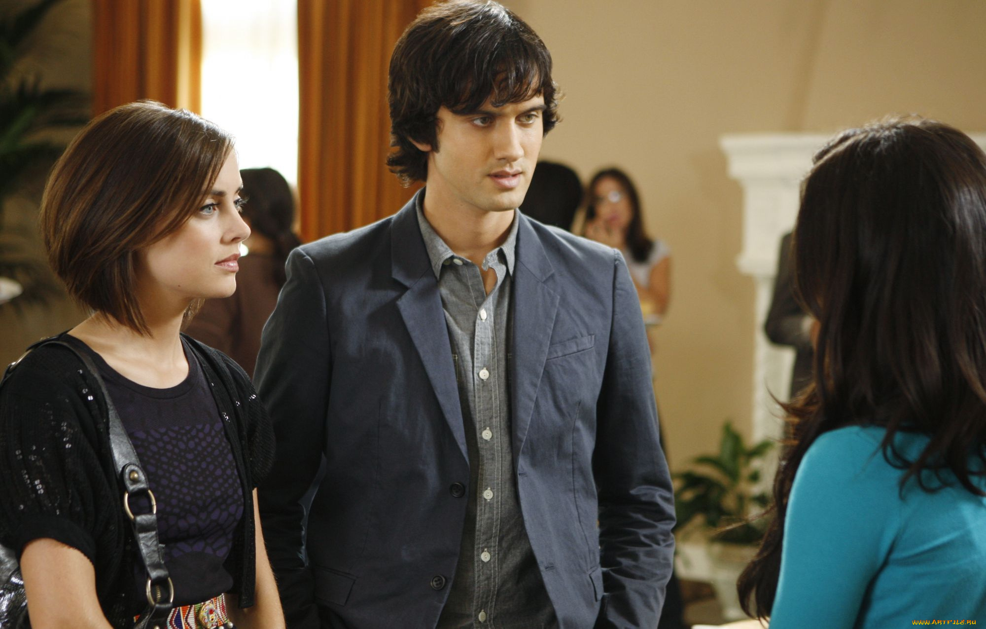 кино, фильмы, 90210, разговор, беседа, навид, ширази, адрианна, тэйт-дункан, эйрин, сильвер