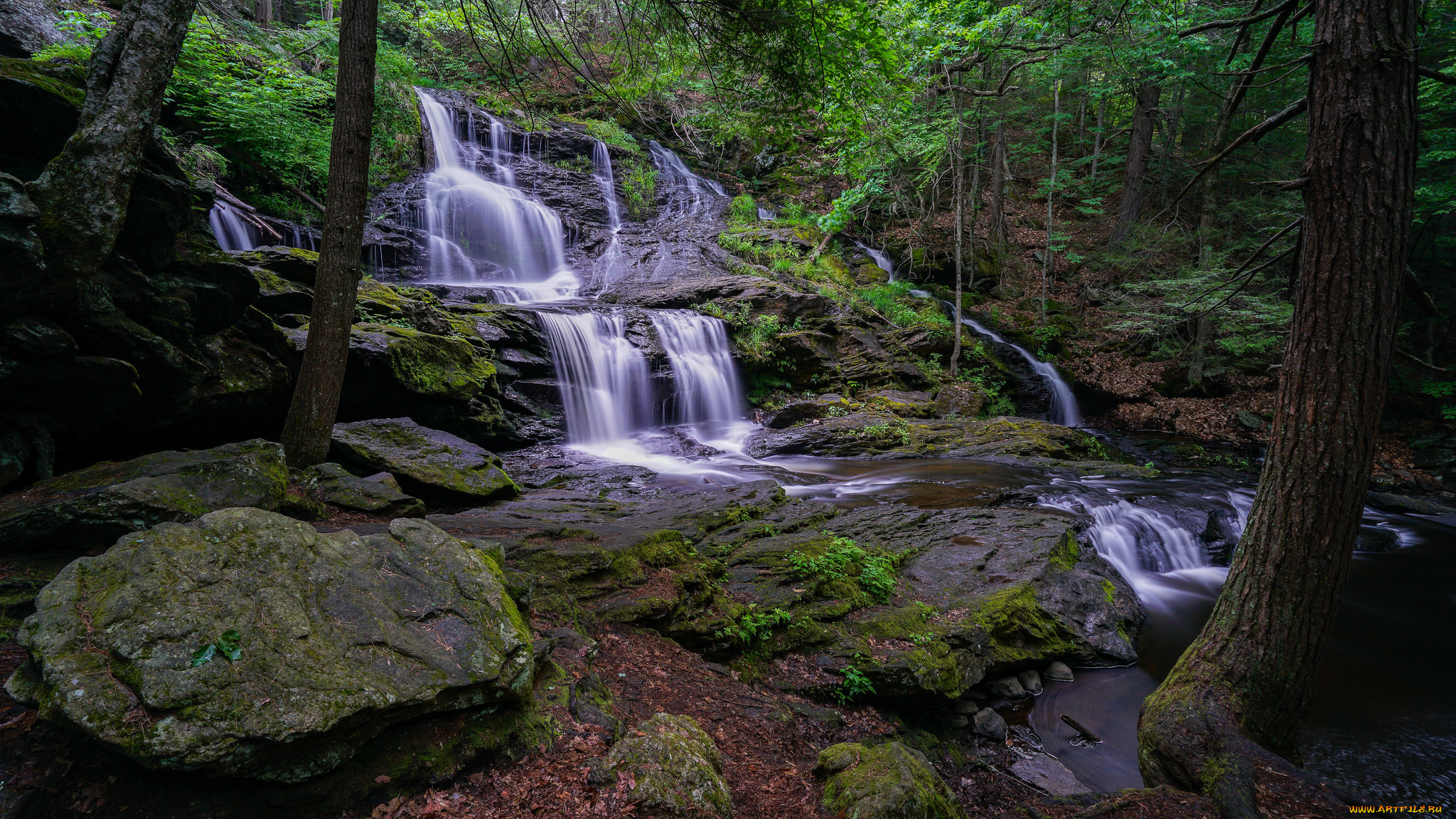 природа, водопады, простор