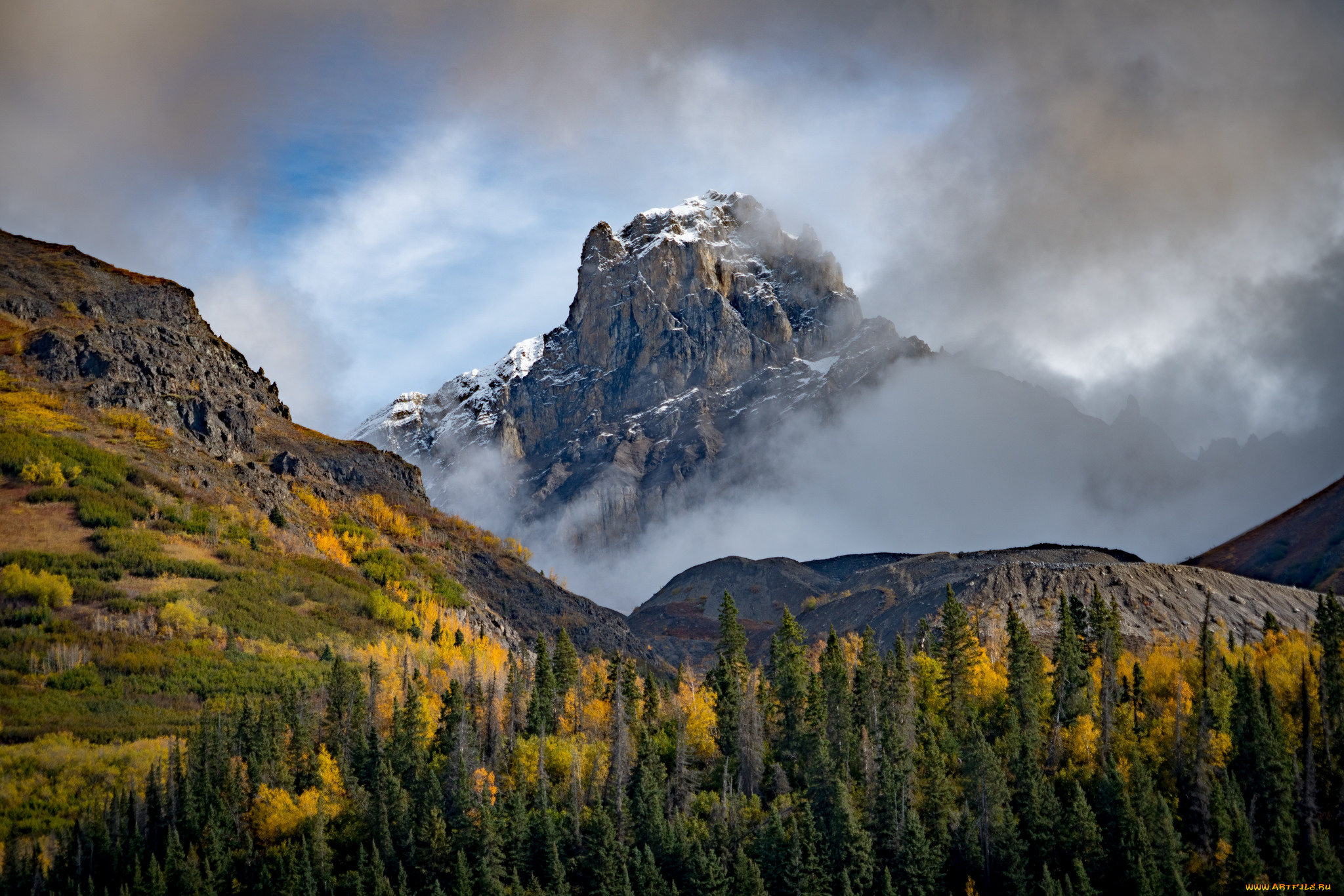 природа, горы, простор