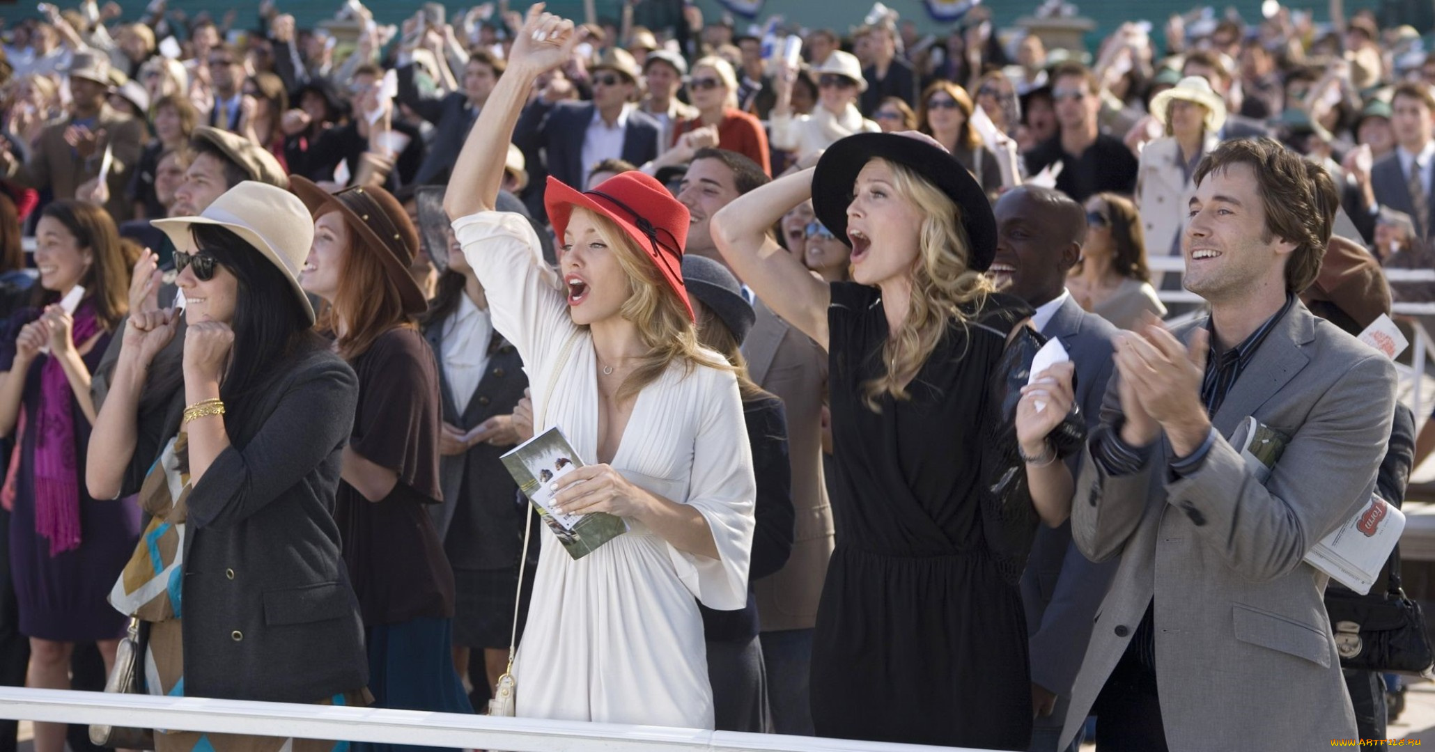 кино, фильмы, 90210, beverly, hills, толпа, крики, эмоции, болельщики