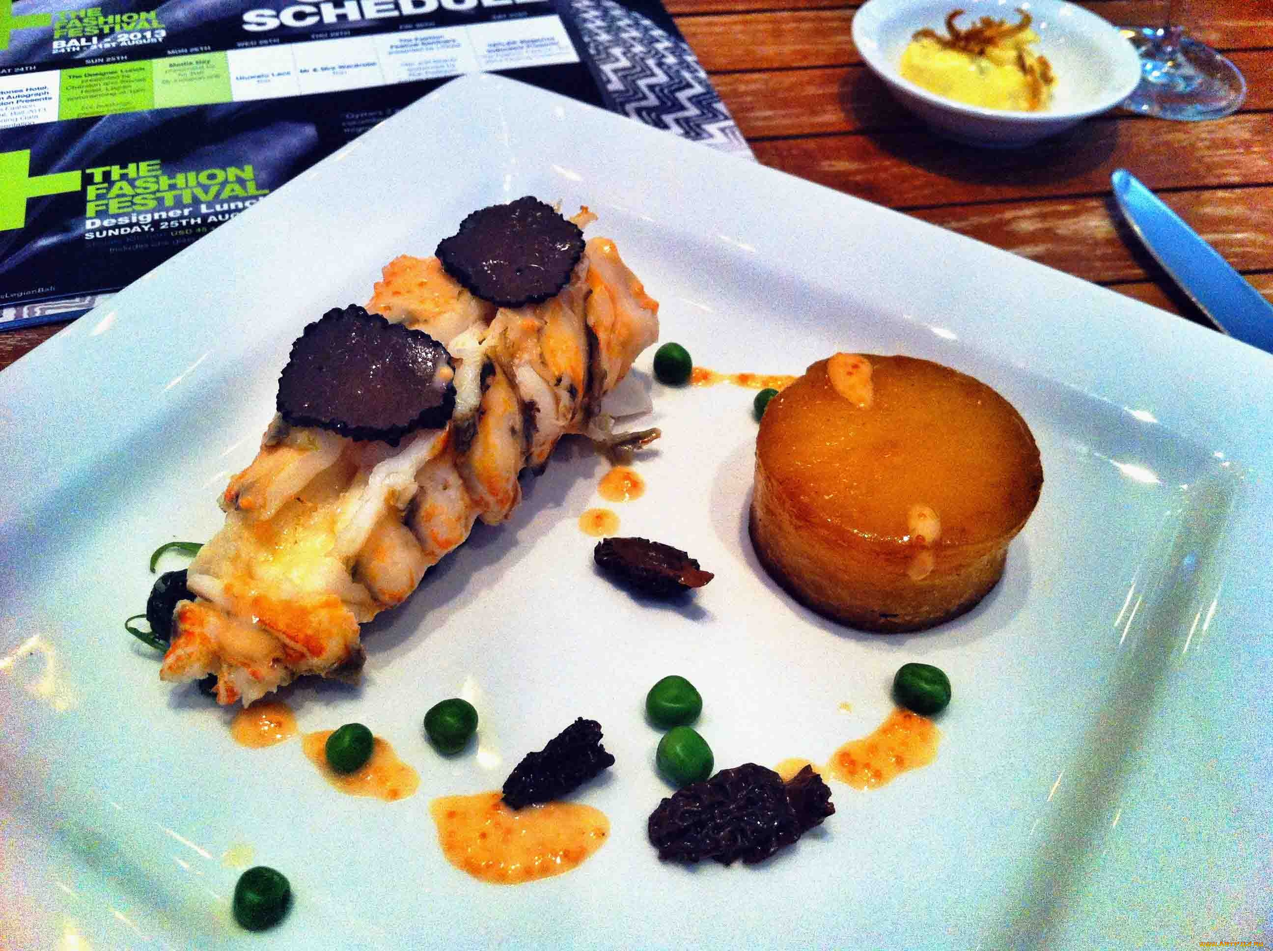 еда, рыбные, блюда, , с, морепродуктами, лобстер