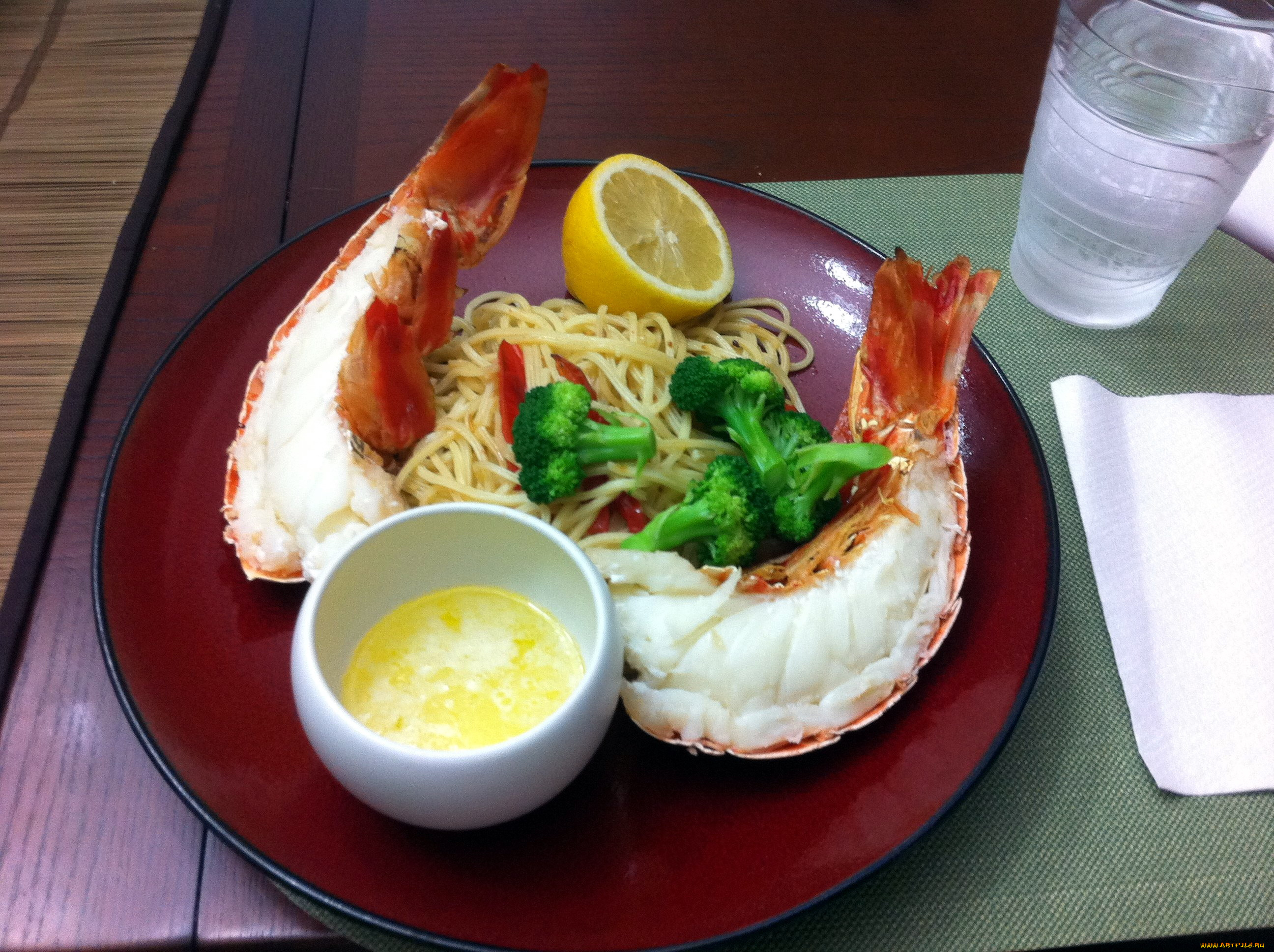 еда, рыбные, блюда, , с, морепродуктами, лобстер