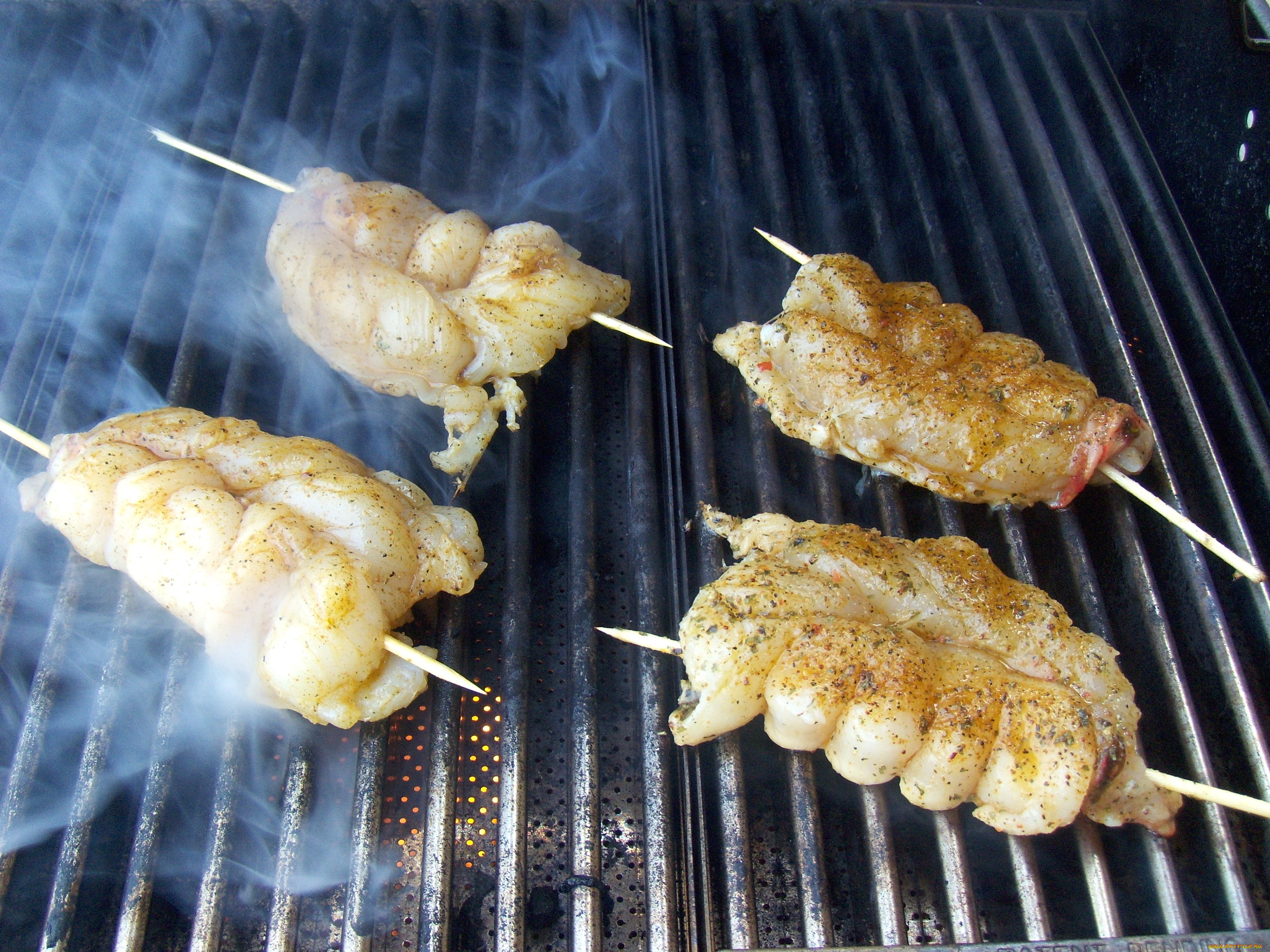 еда, рыбные, блюда, , с, морепродуктами, лобстер