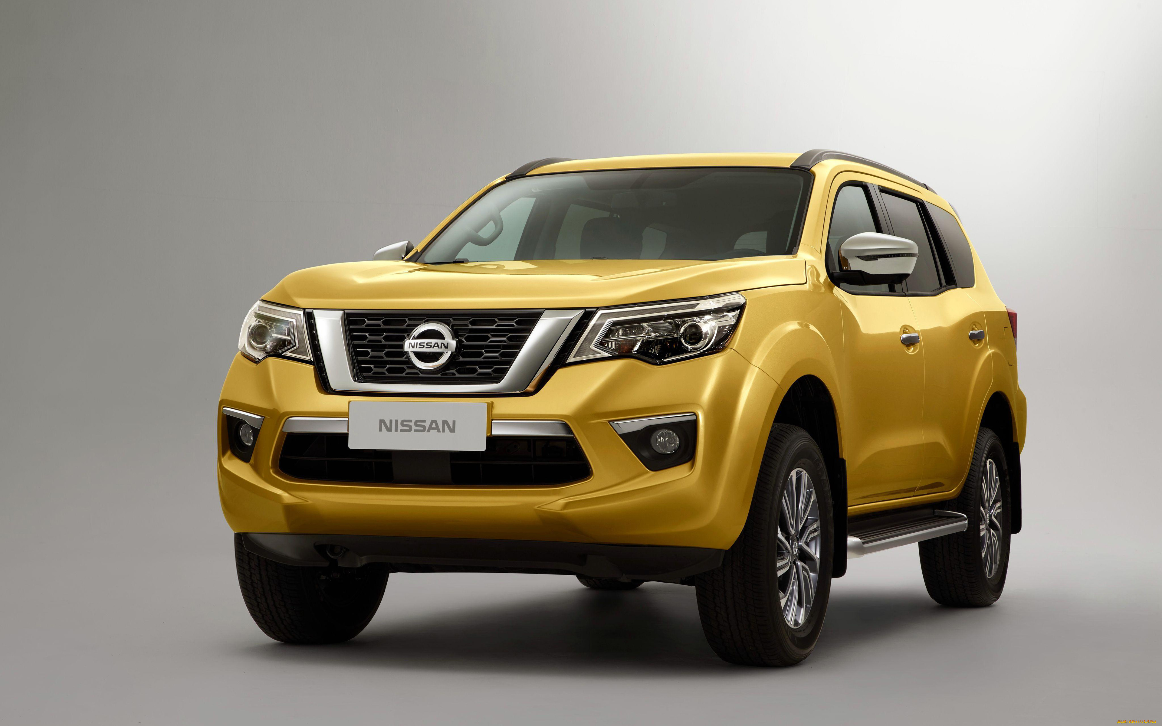 2018, nissan, terra, автомобили, nissan, datsun, 2018, studio, 4k, кроссовер, suv, yellow, японские, terra, cars, ниссан, желтый