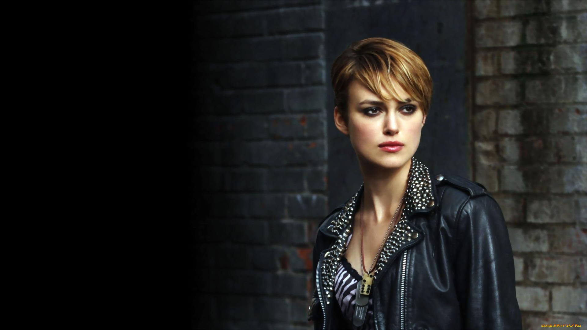 девушки, keira, knightley, стена, куртка, актриса