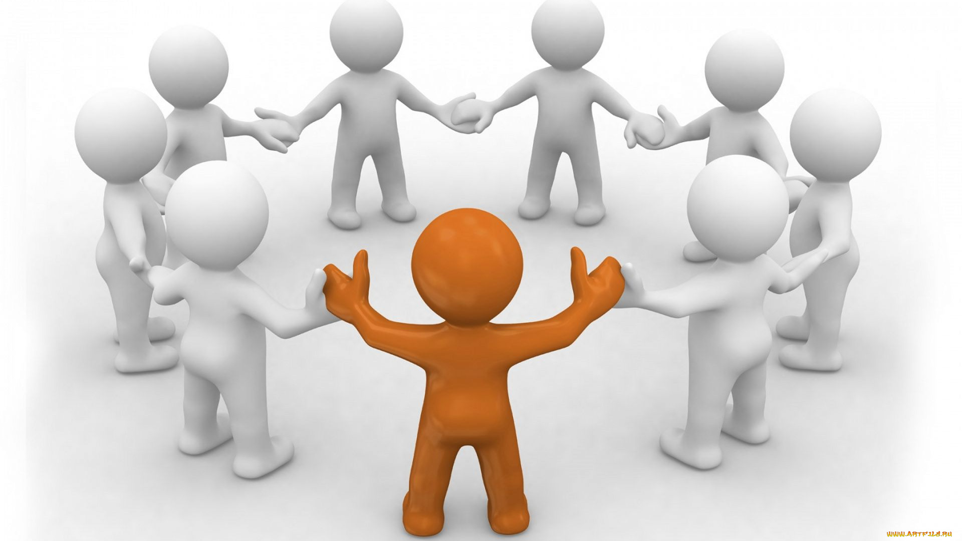 3д, графика, атмосфера, настроение, , atmosphere, , , mood, , человечки, круг, хоровод