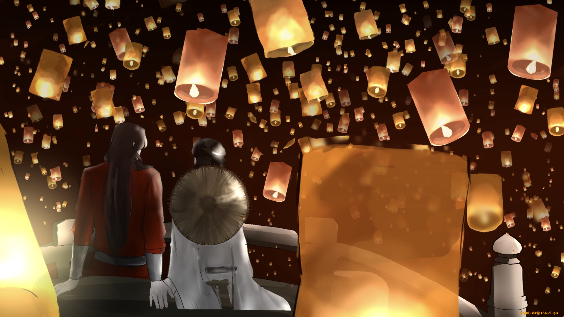 аниме, tian, guan, ci, fu, благословение, небожителей, tian, guan, ci, fu, мосян, тунсю