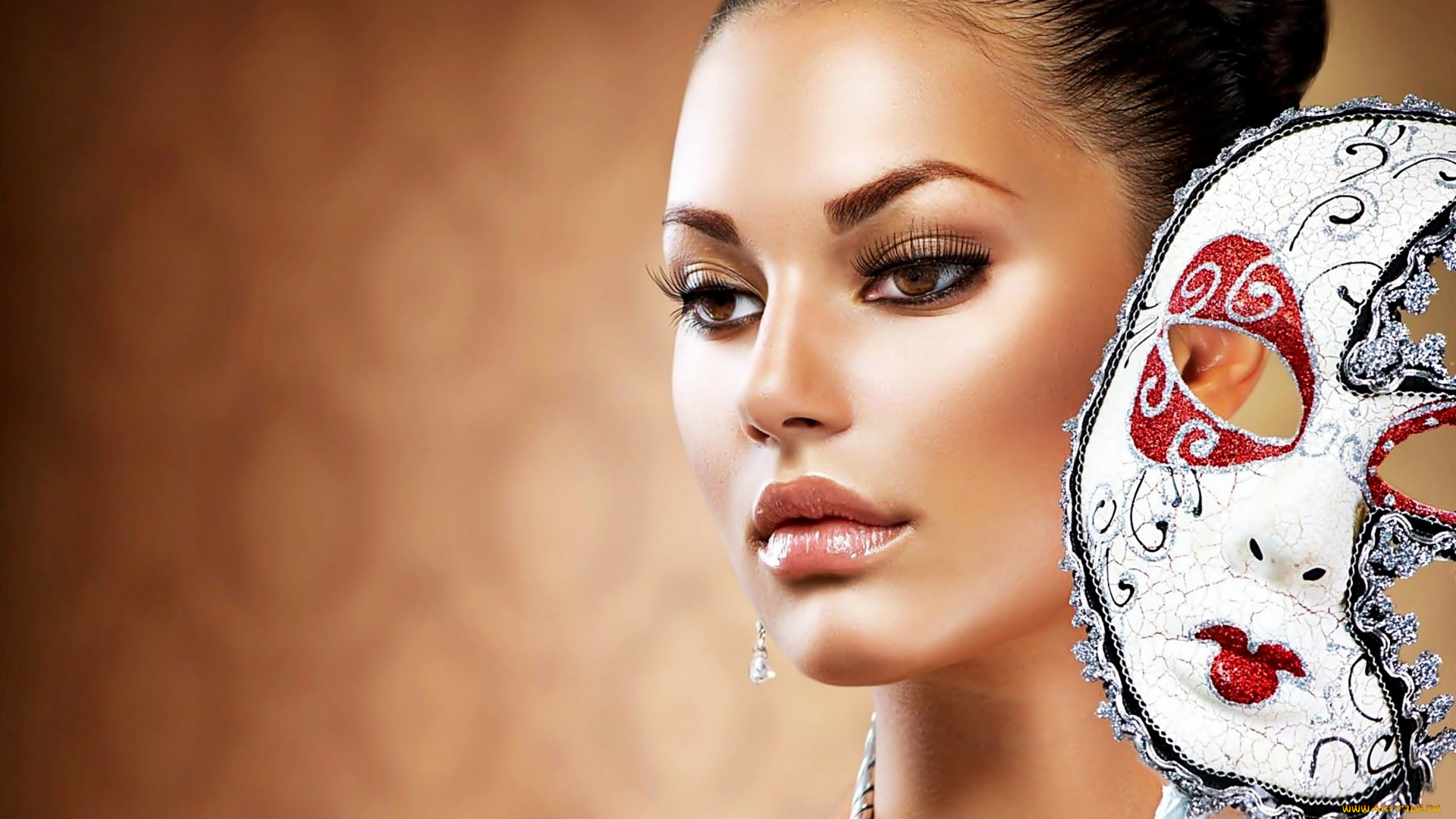 девушки, анна, субботина, маска