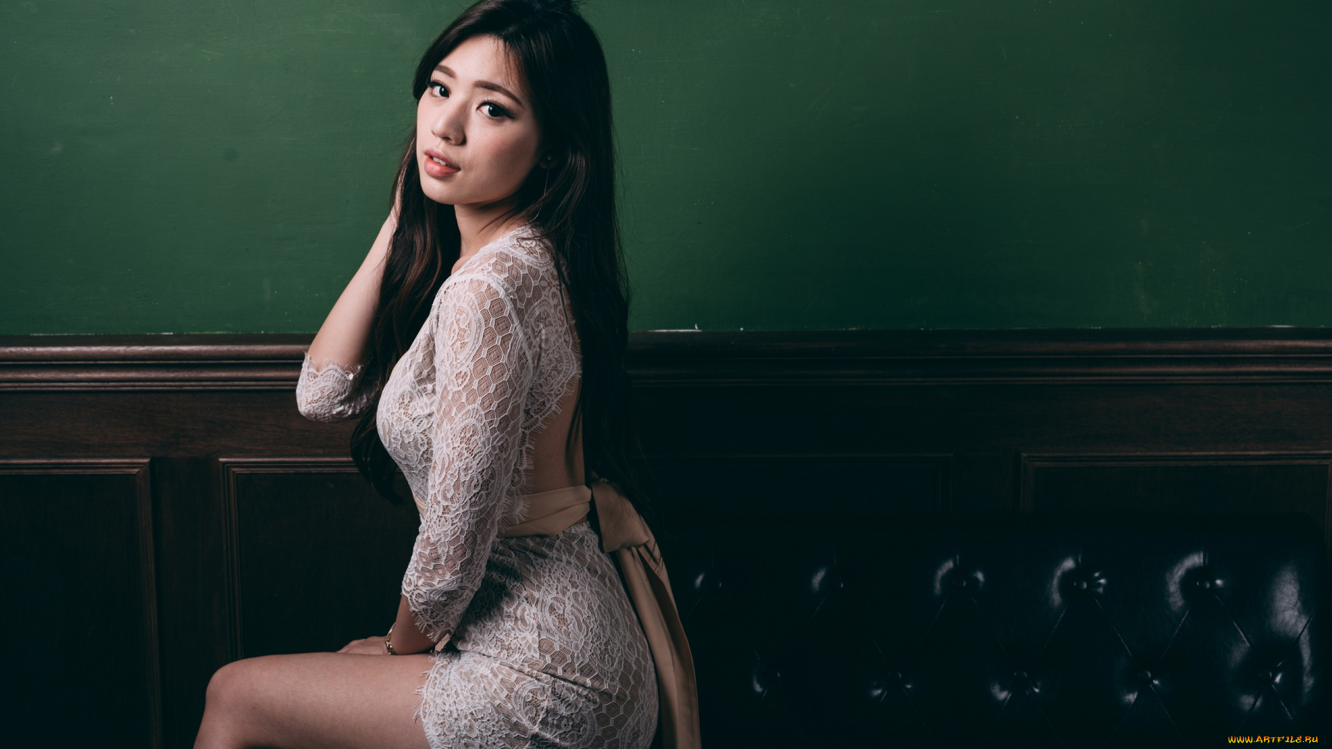 девушки, kiki, hsieh, азиатка, поза