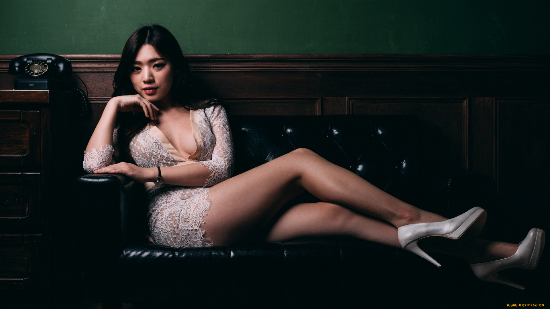 девушки, kiki, hsieh, азиатка, поза