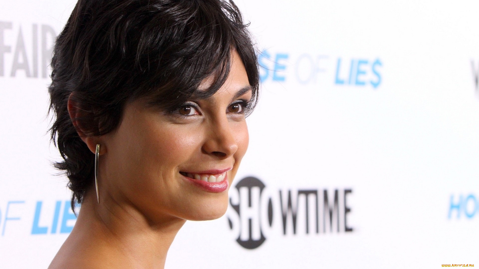 девушки, morena, baccarin, улыбка