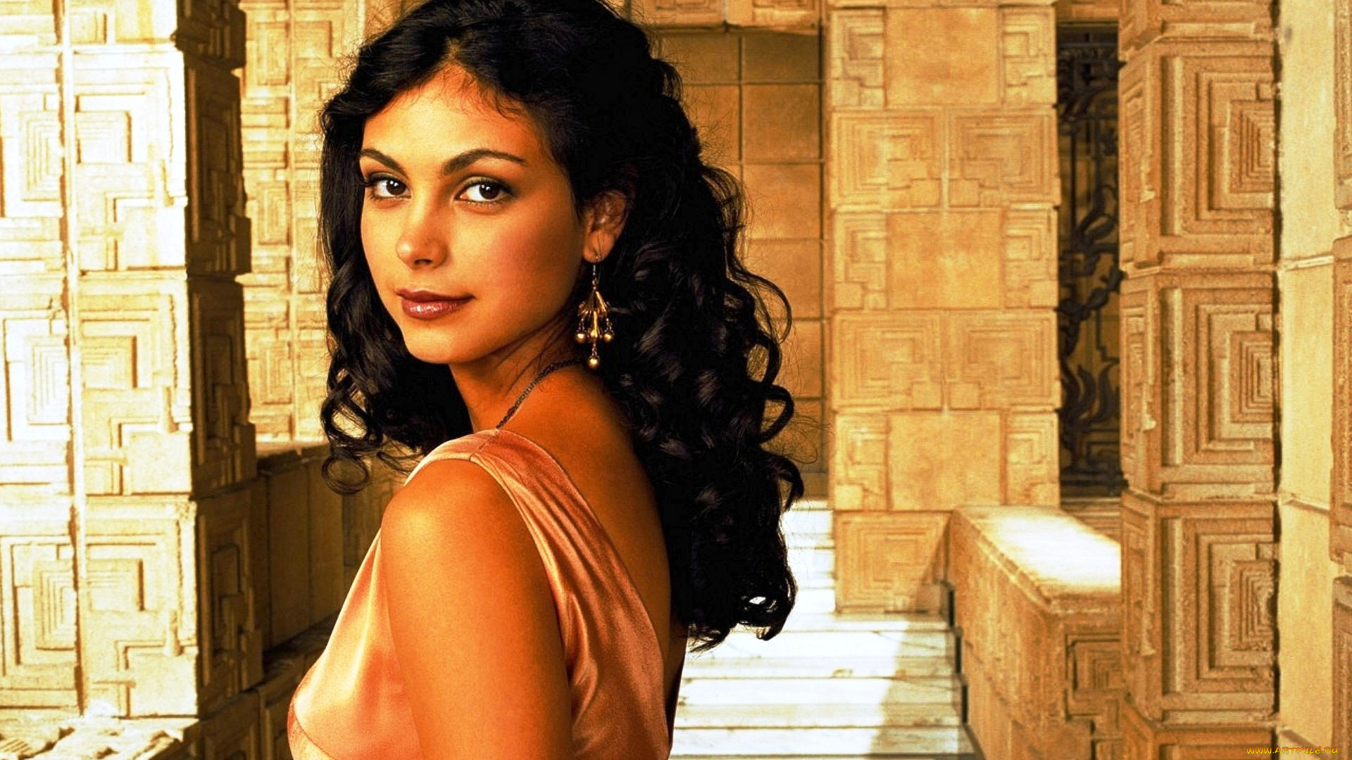 девушки, morena, baccarin, взгляд