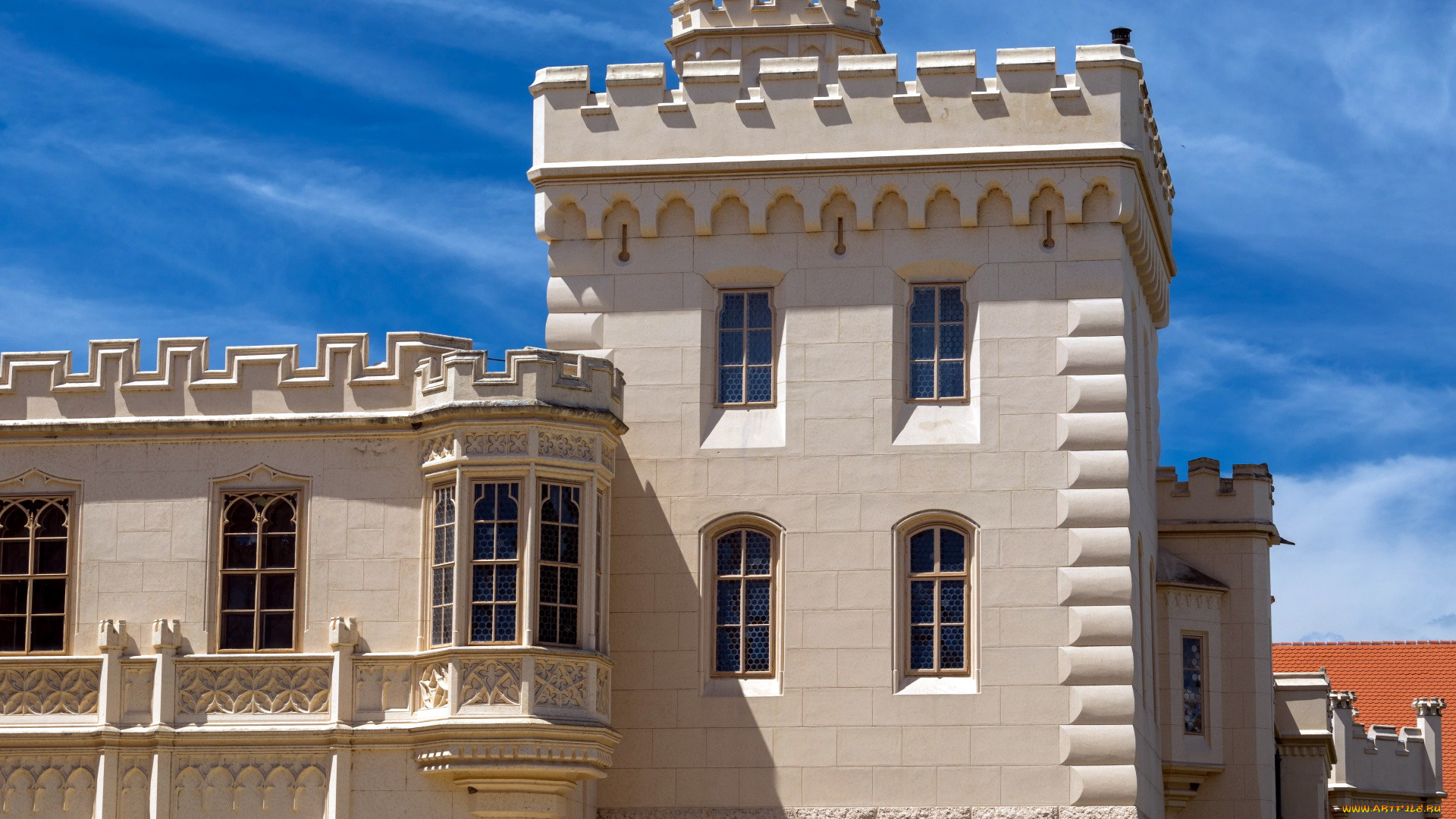 lednice, castle, города, замки, чехии, lednice, castle