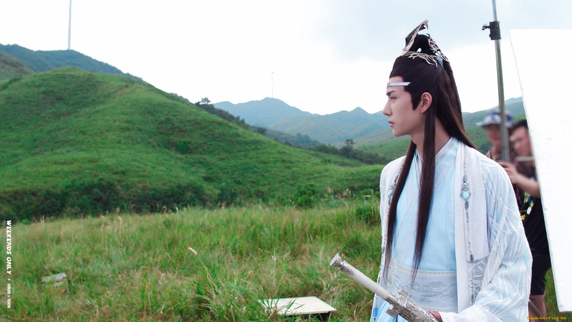 мужчины, wang, yi, bo, ван, ибо, костюм, съемки