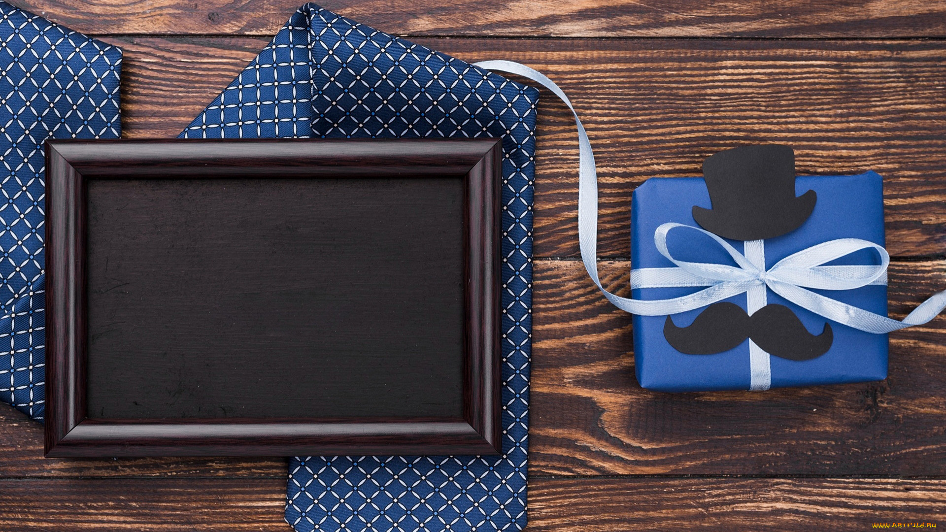 праздничные, день, отца, рамка, галстук, подарок