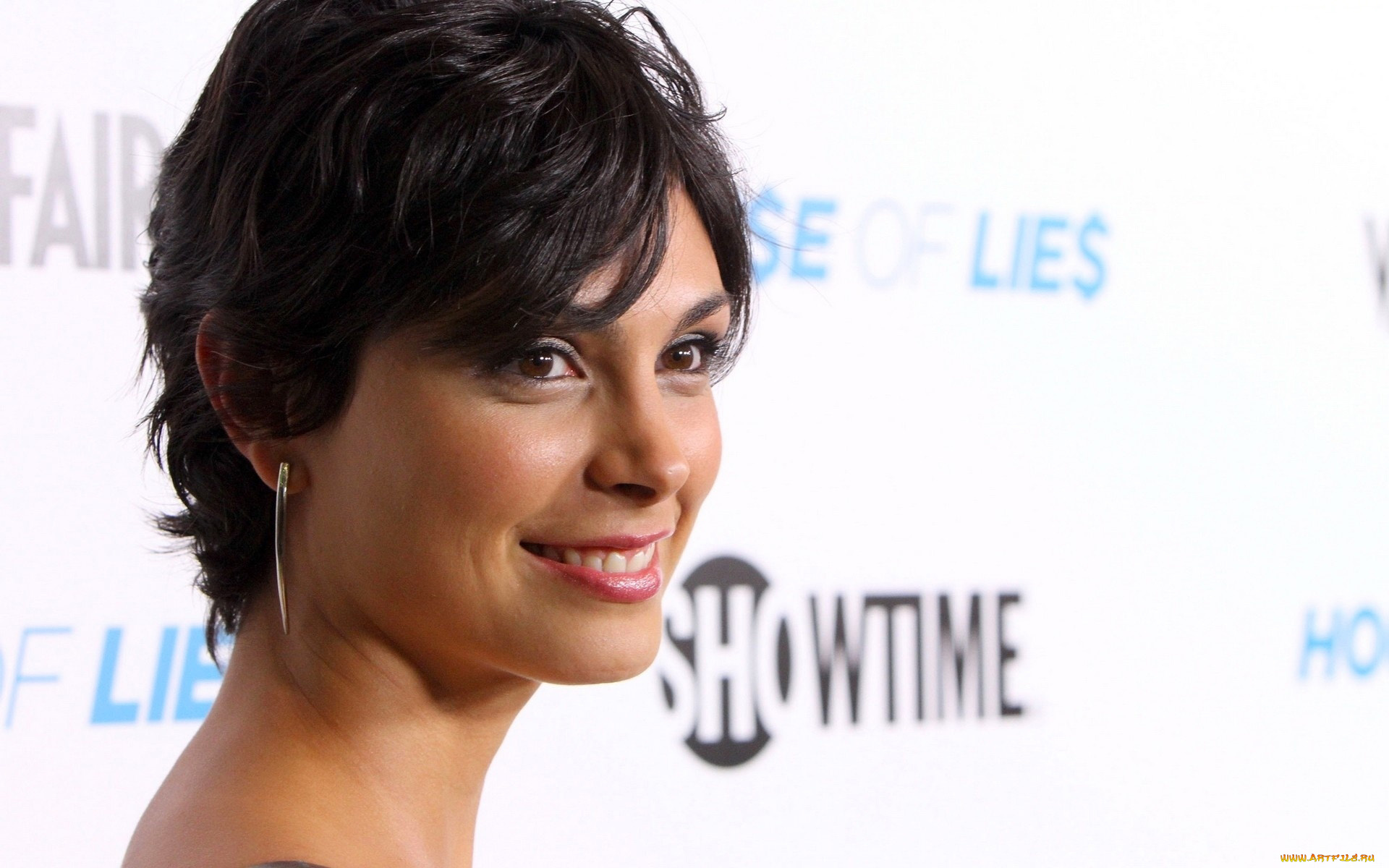 девушки, morena, baccarin, улыбка