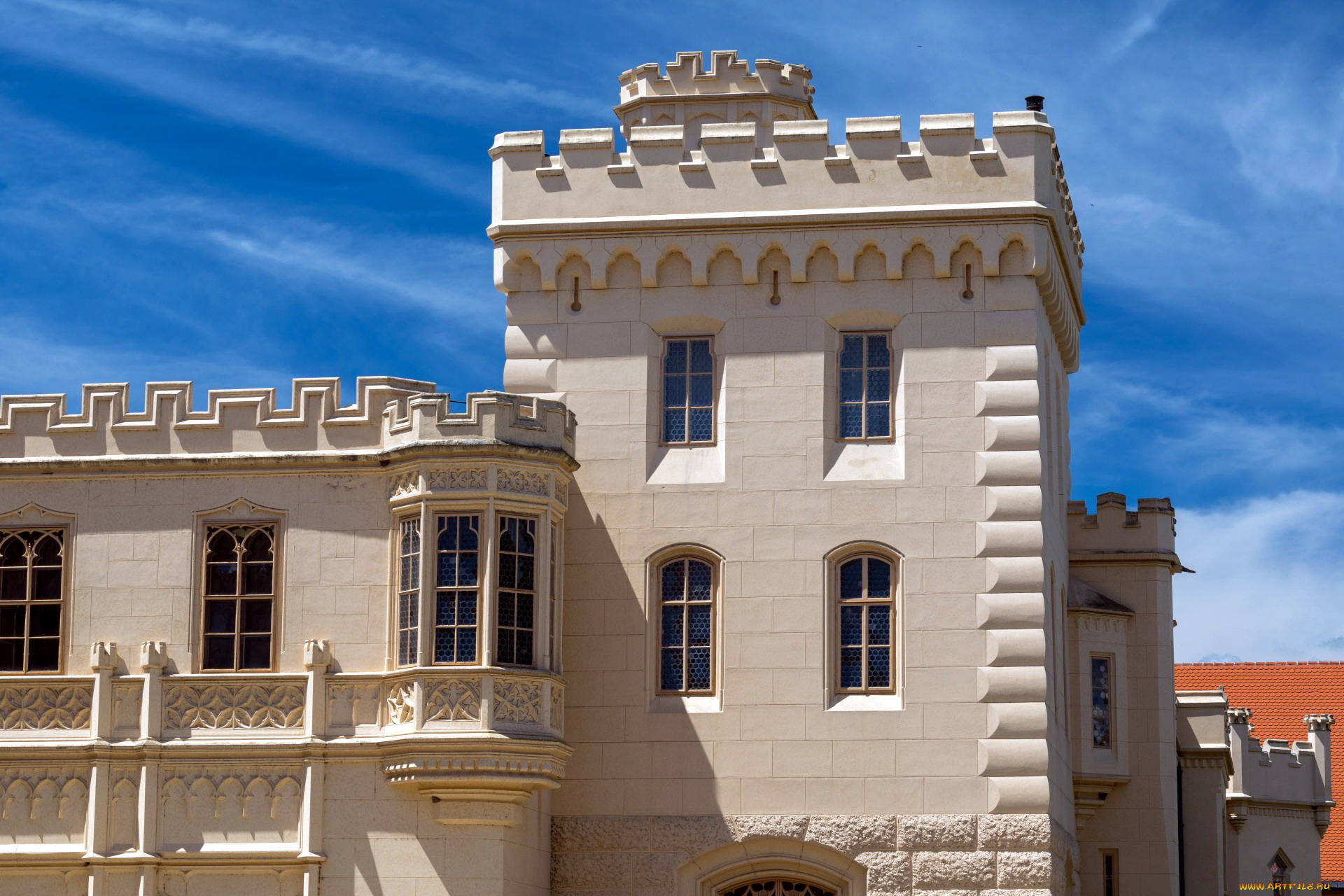 lednice, castle, города, замки, чехии, lednice, castle