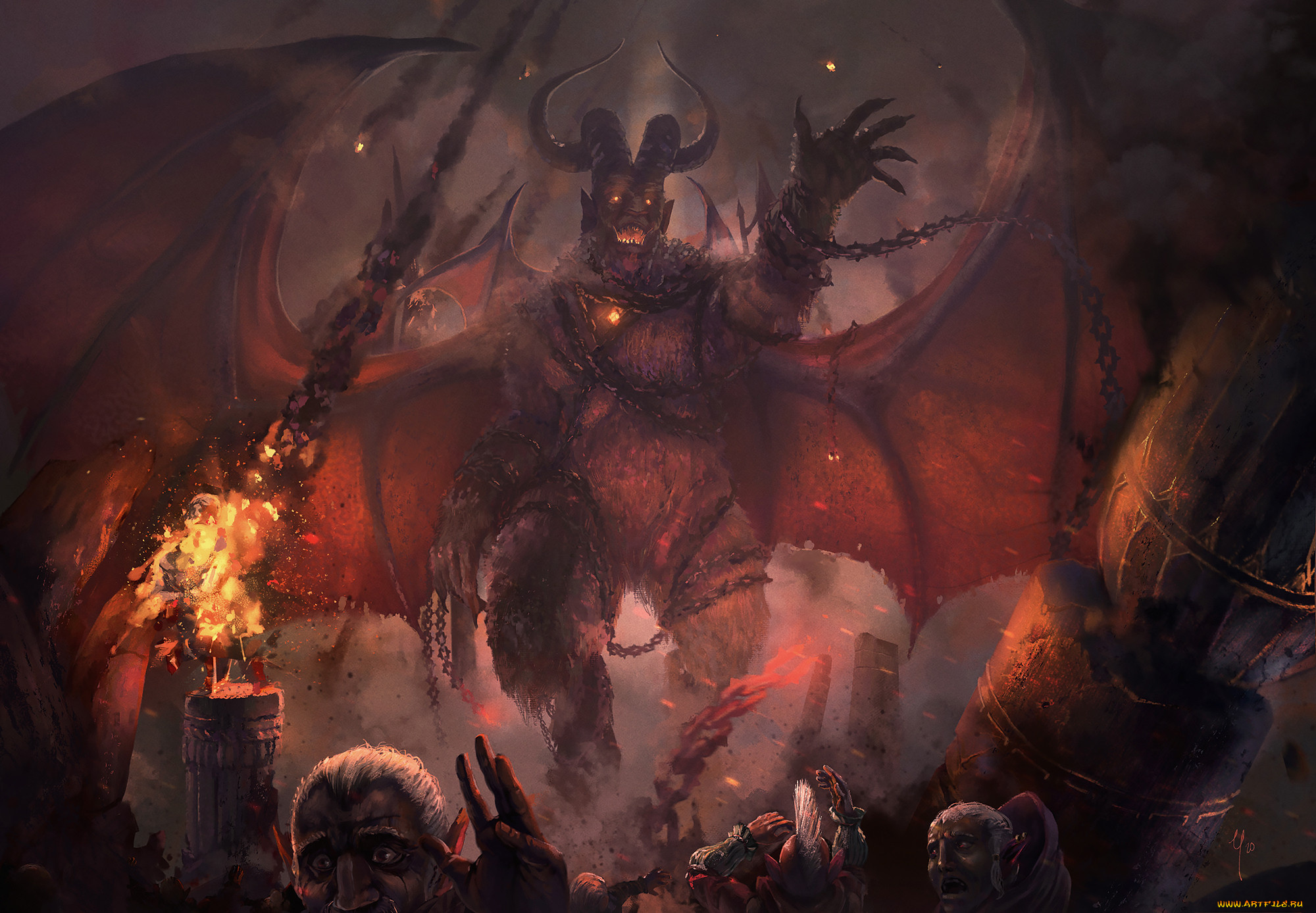 фэнтези, демоны, демон