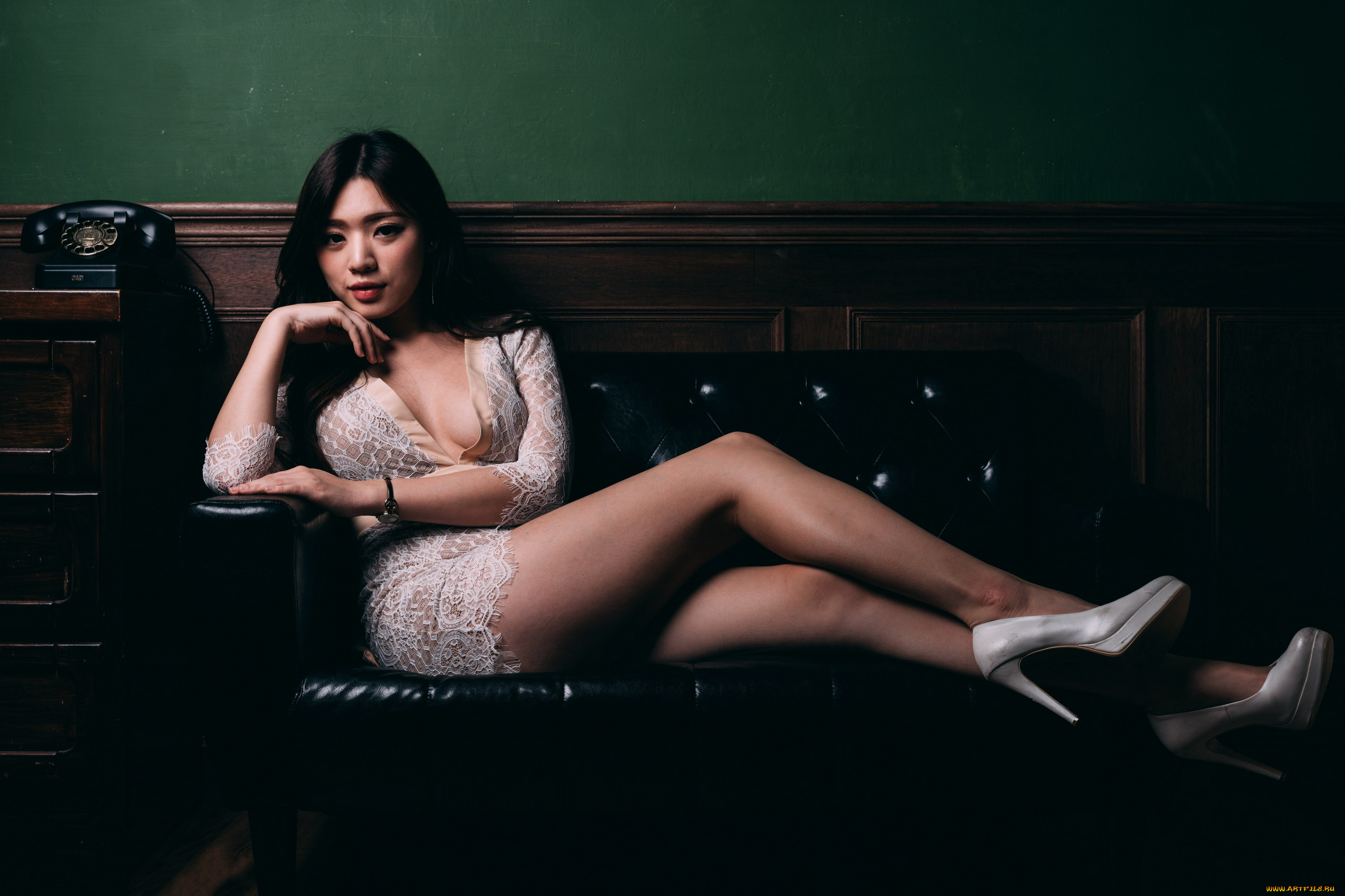 девушки, kiki, hsieh, азиатка, поза