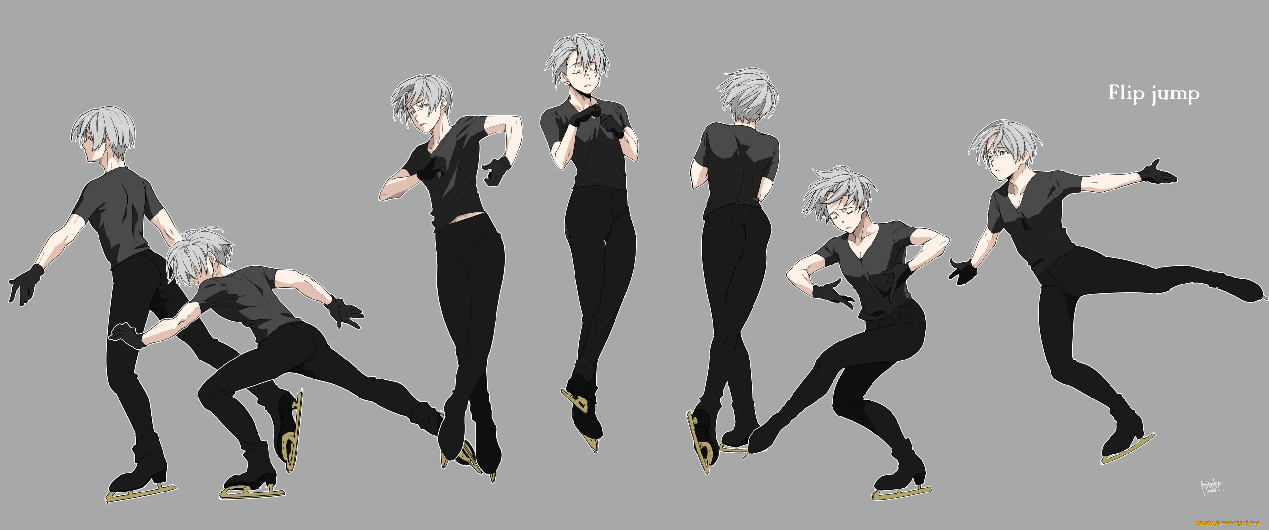 аниме, yuri, on, ice, victor, nikiforov